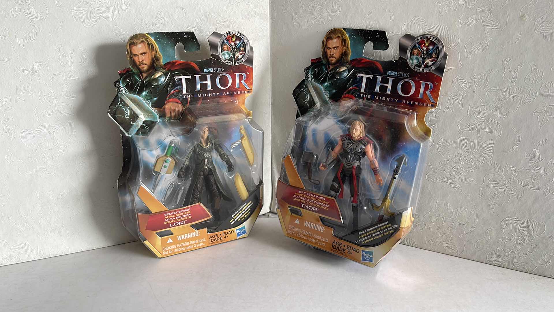 Photo 1 of NIB MARVEL STUDIOS THOR THE MIGHTY AVENGER LOKI & THOR MSRP $9.99 EACH
