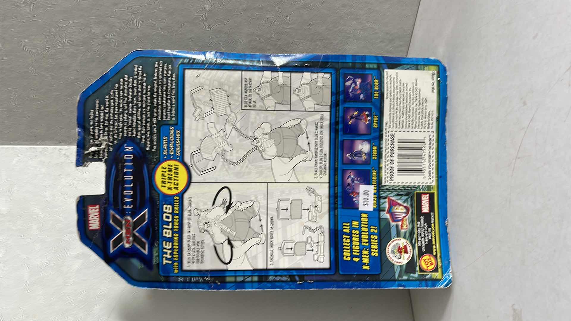 Photo 1 of MARVEL X-MEN EVOLUTION THE BLOB WITH EXPLODING TRUCK GRILLS