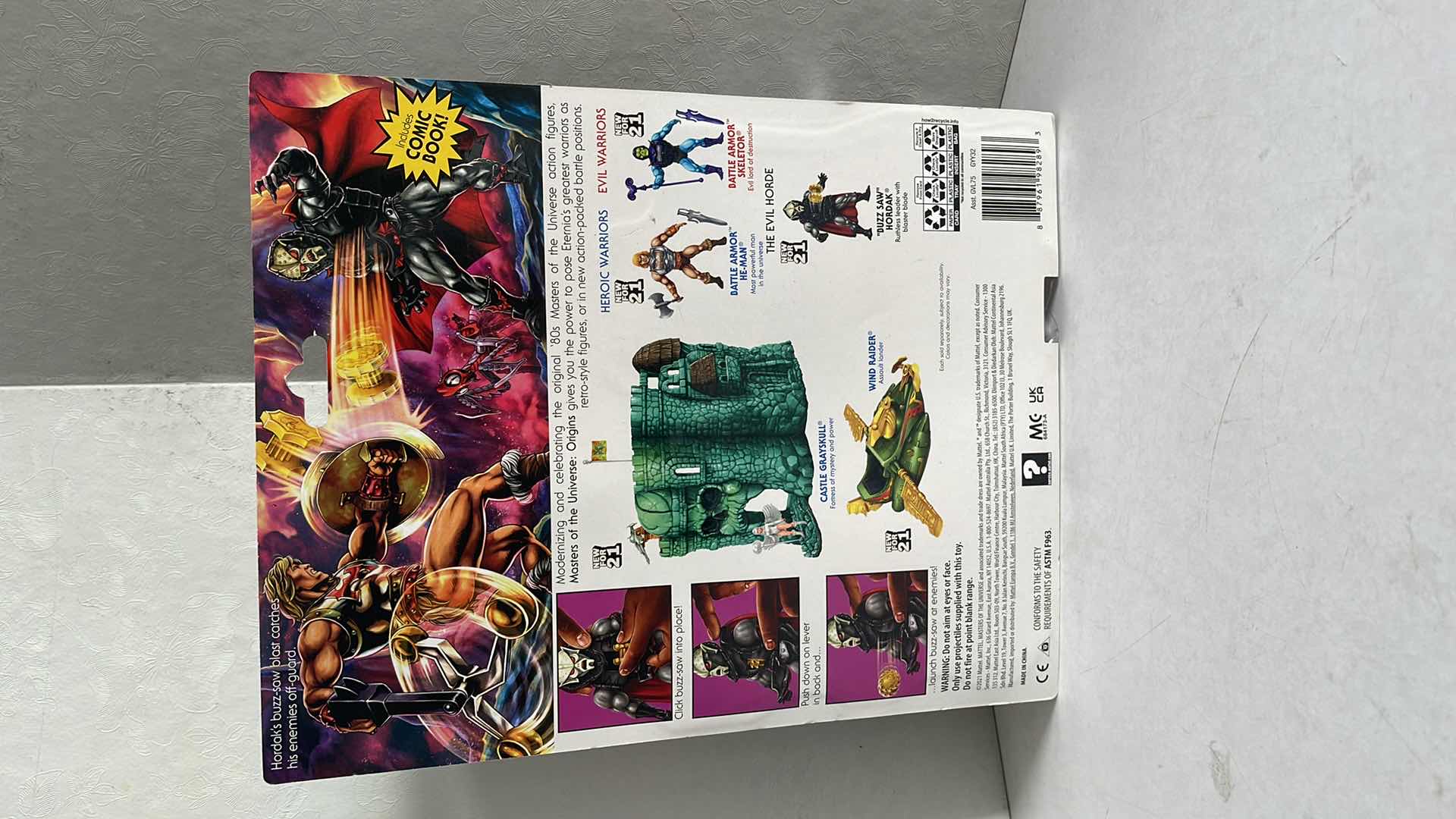 Photo 1 of NIB MASTERS OF THE UNIVERSE BUZZ SAW HORDAK FIGURE SET MSRP $27.99