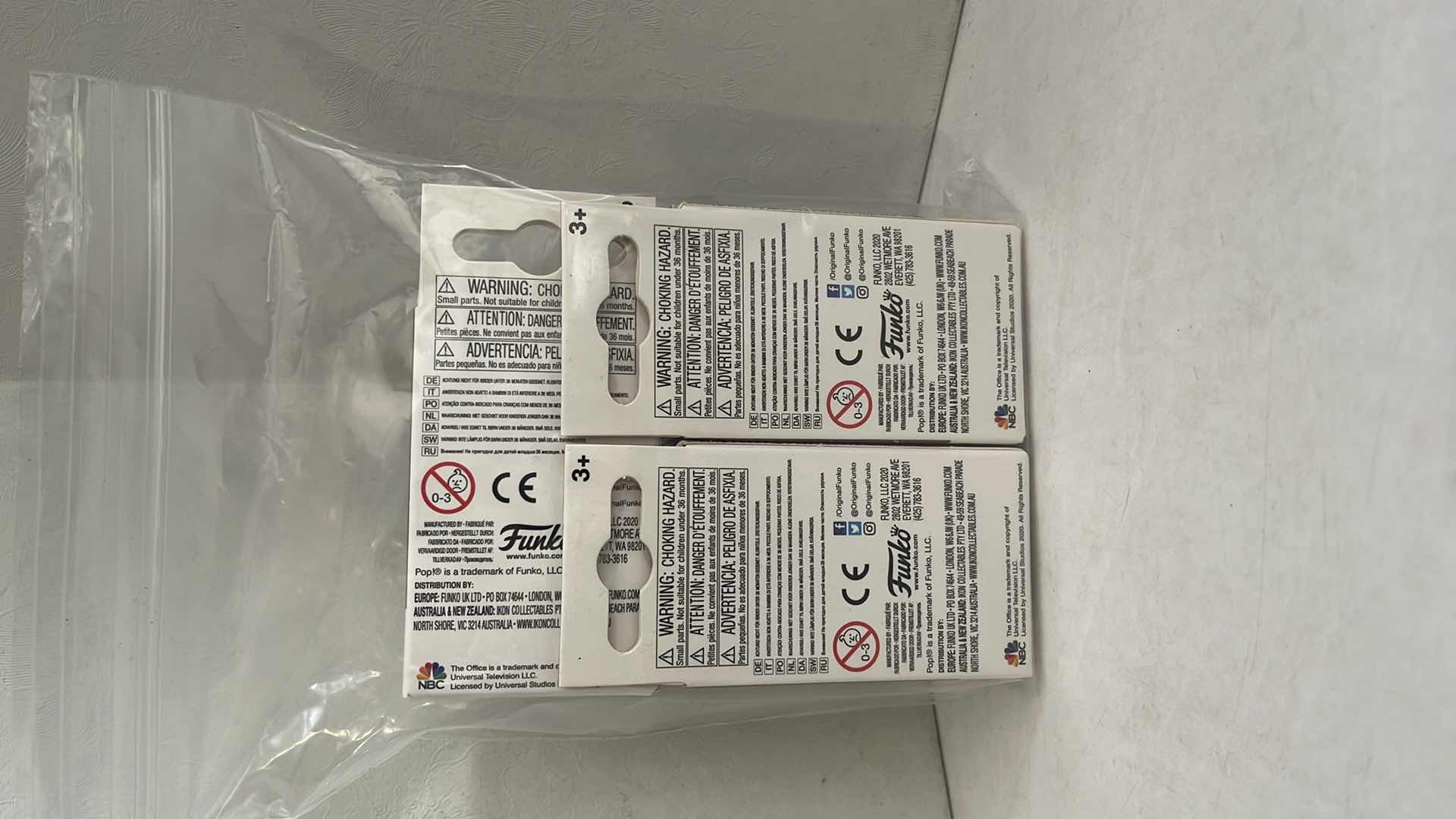 Photo 1 of NIB FUNKO POP POCKET KEYCHAIN THE OFFICE DIFFERENT SET OF (3)