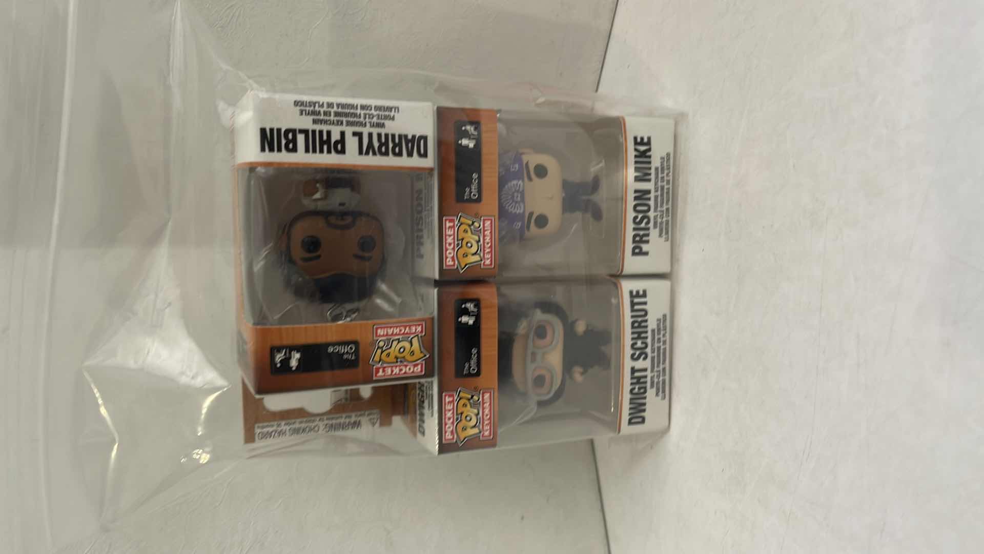 Photo 1 of NIB FUNKO POP POCKET KEYCHAIN THE OFFICE DIFFERENT SET OF (3)