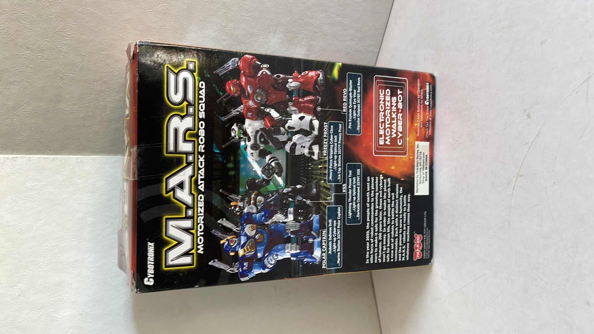 Photo 2 of CYBOTRONIX 7IN MARS MOTORIZED ATTACK ROBO SQUAD MSRP $14.99