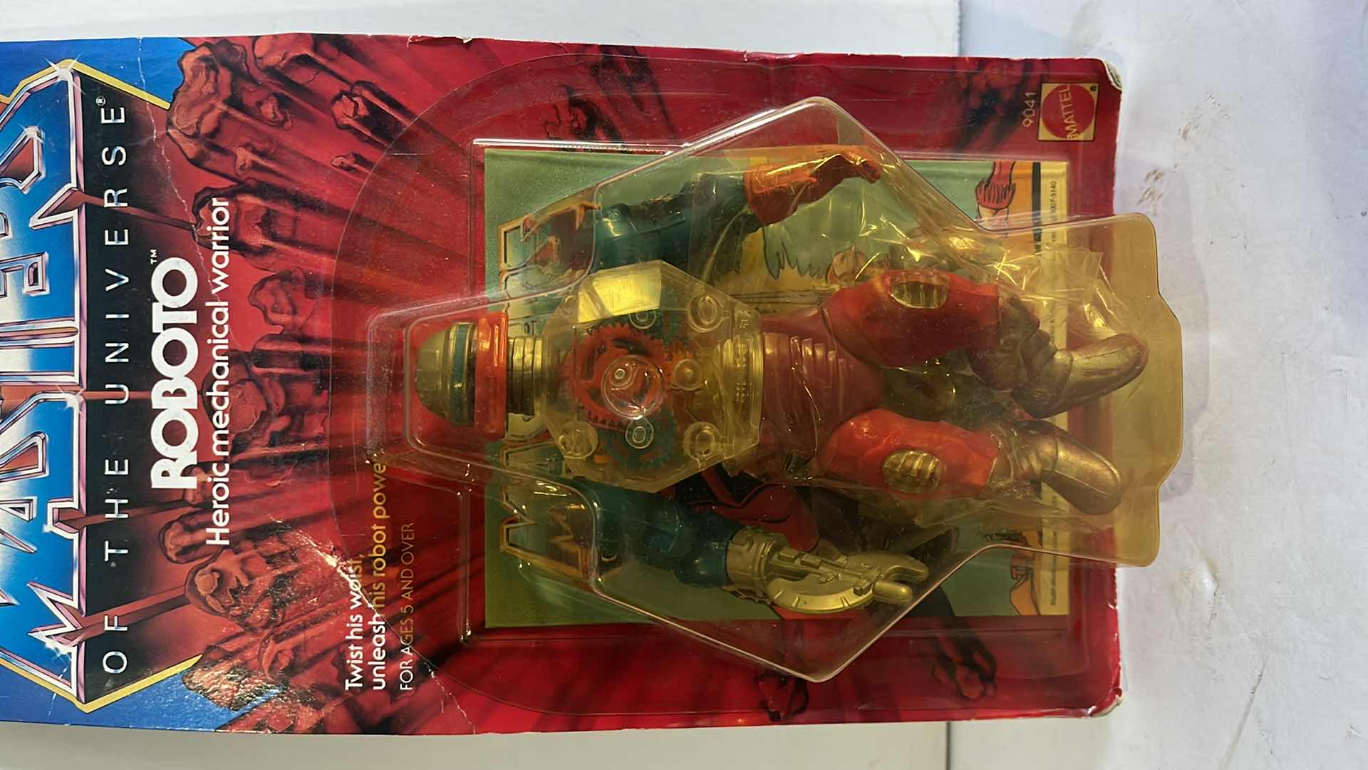 Photo 1 of NIB 1984 MASTERS OF THE UNIVERSE ROBOTO HERI MECHANIC WARRIOR MSRP $250