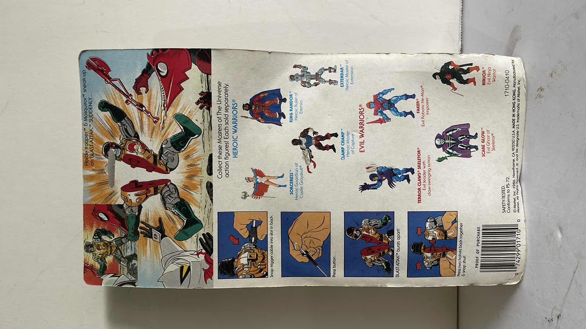 Photo 1 of NIB 1986 MASTERS OF THE UNIVERSE BLAST-ATTAK MSRP $600