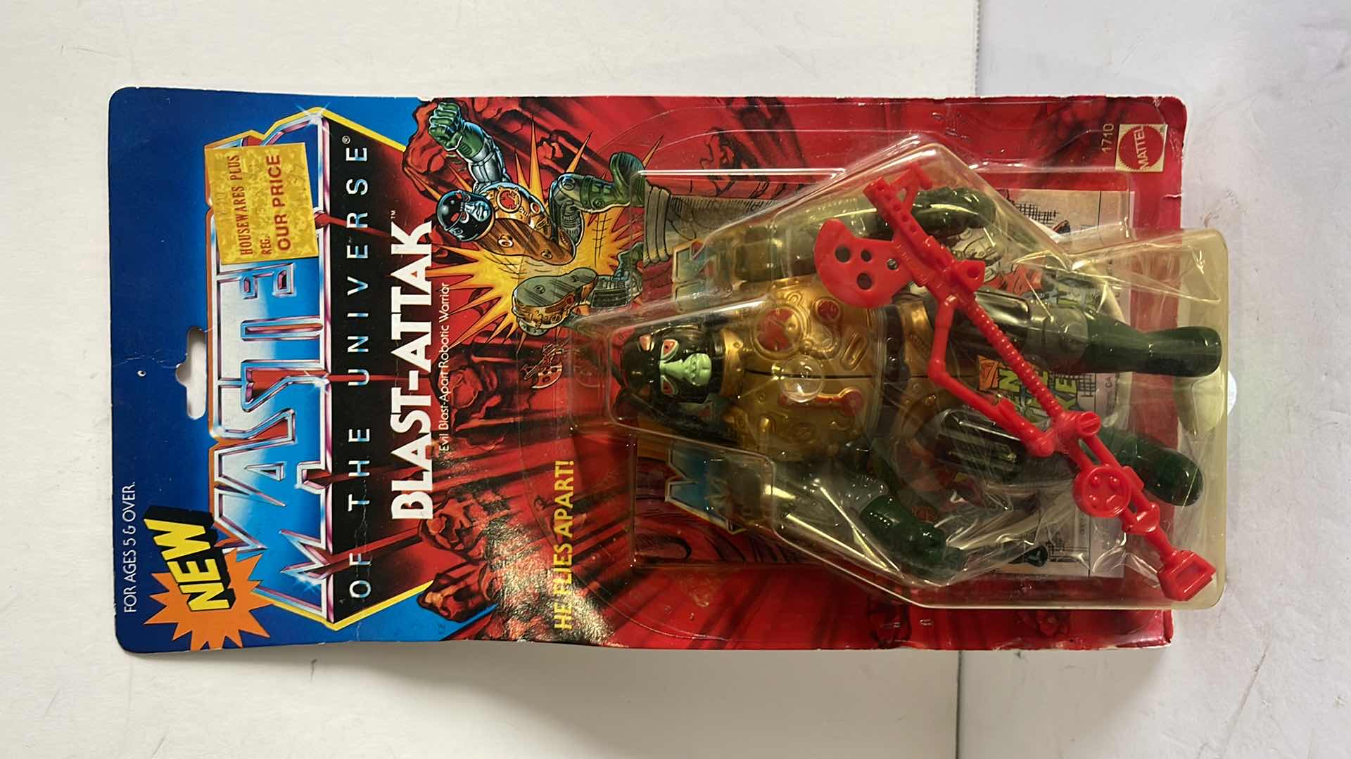 Photo 1 of NIB 1986 MASTERS OF THE UNIVERSE BLAST-ATTAK MSRP $600