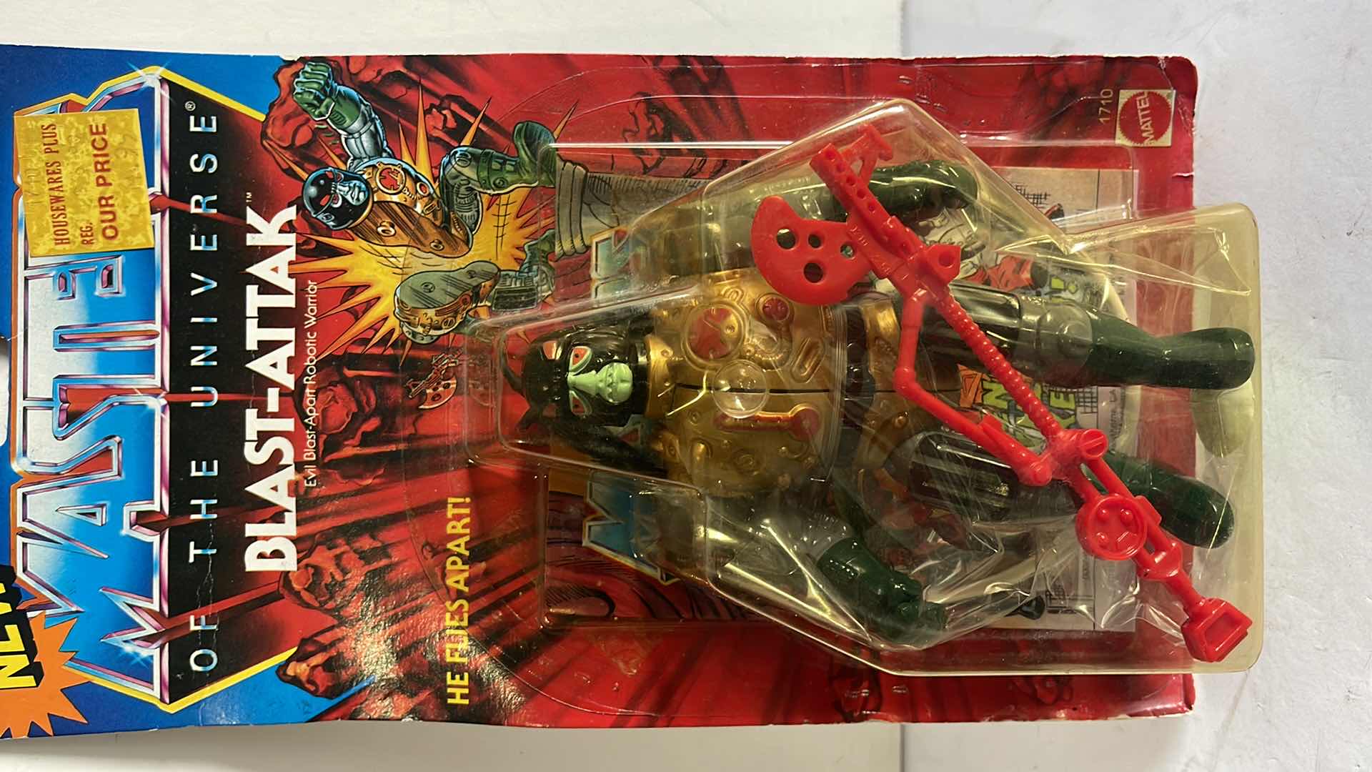 Photo 1 of NIB 1986 MASTERS OF THE UNIVERSE BLAST-ATTAK MSRP $600