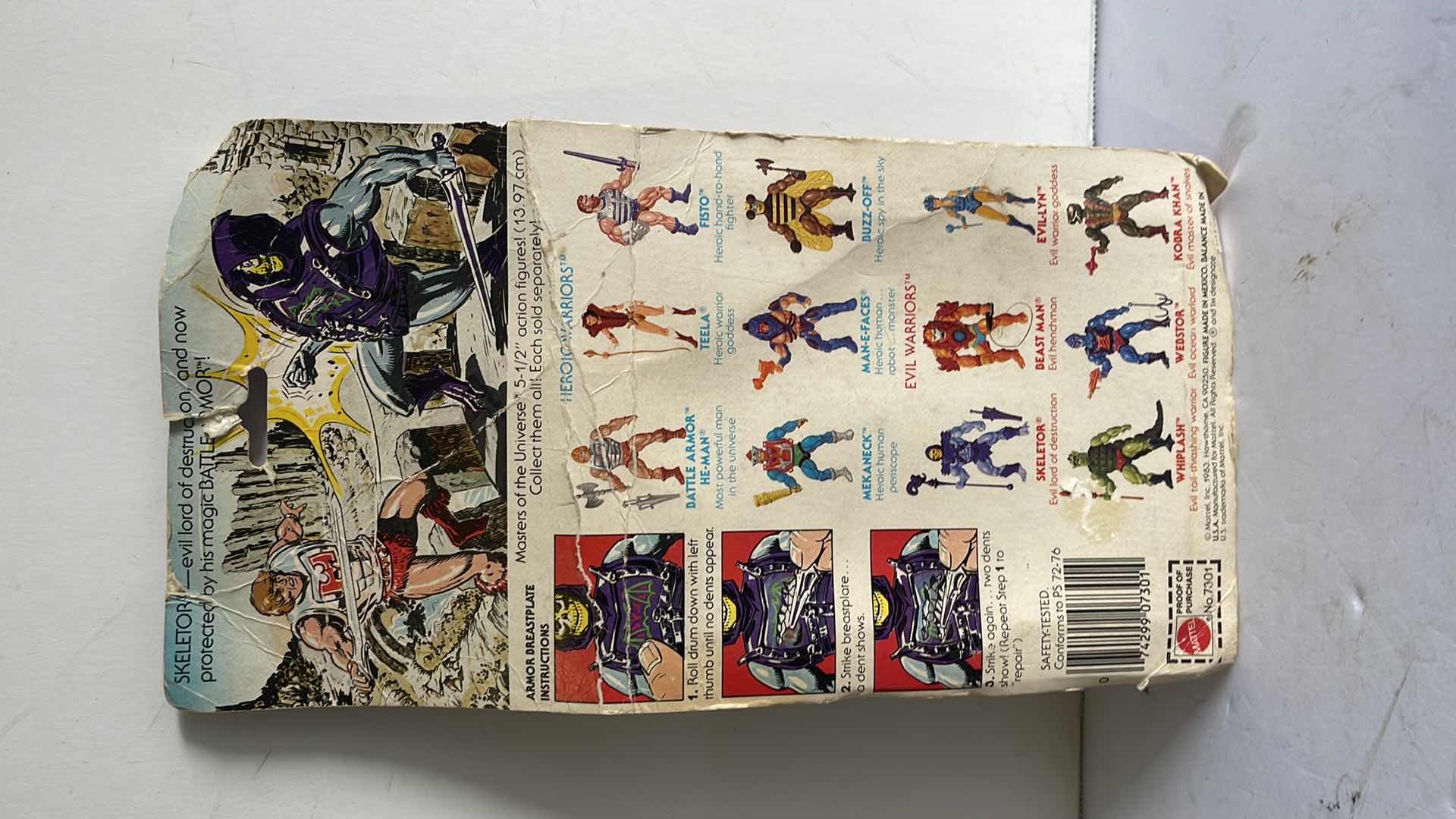 Photo 1 of NIB 1983 MASTERS OF THE UNIVERSE BATTLE ARMOR SKELETOR MSRP $500