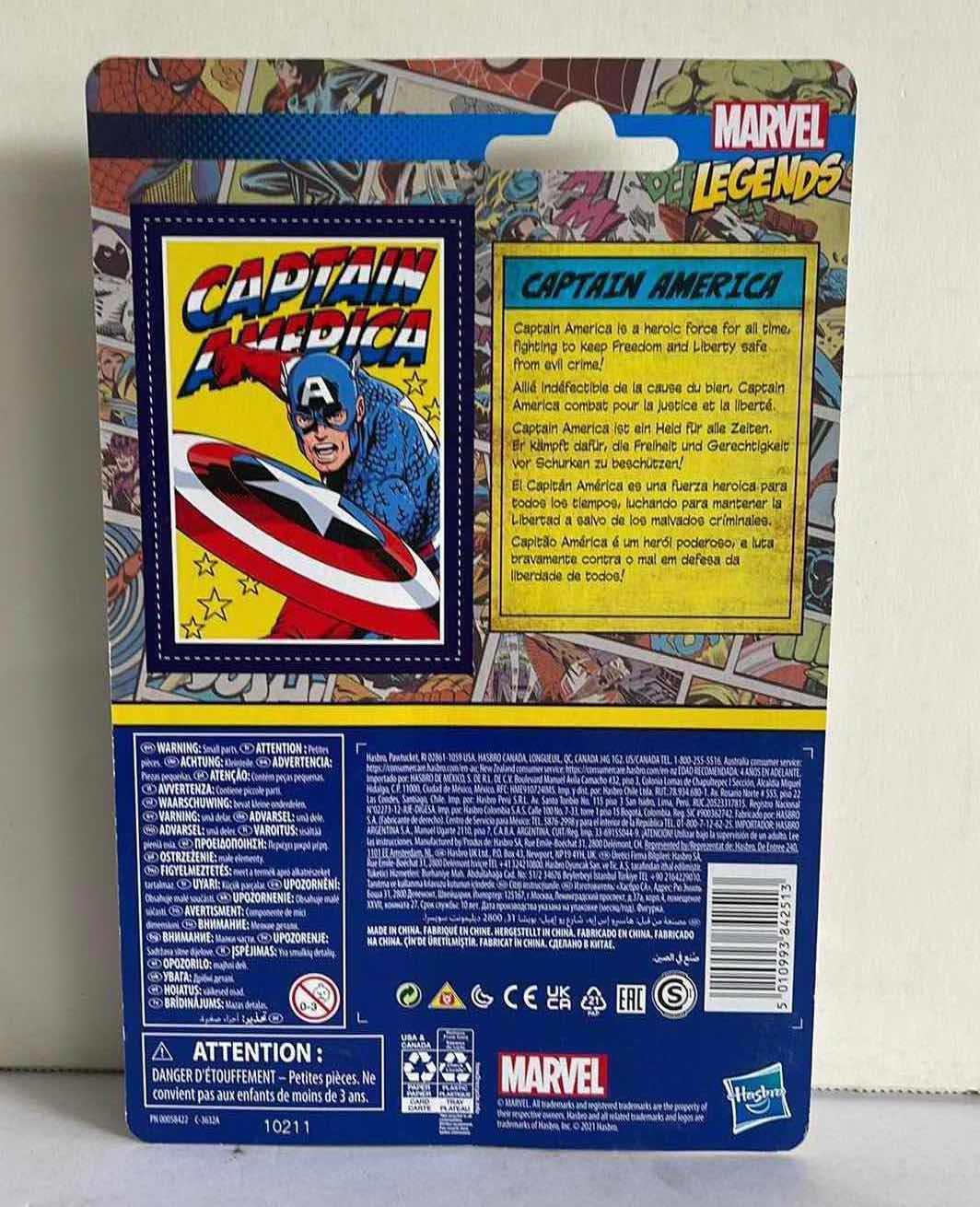 Photo 1 of NIB 2021 MARVEL LEGENDS CAPTAIN AMERICA MSRP $20