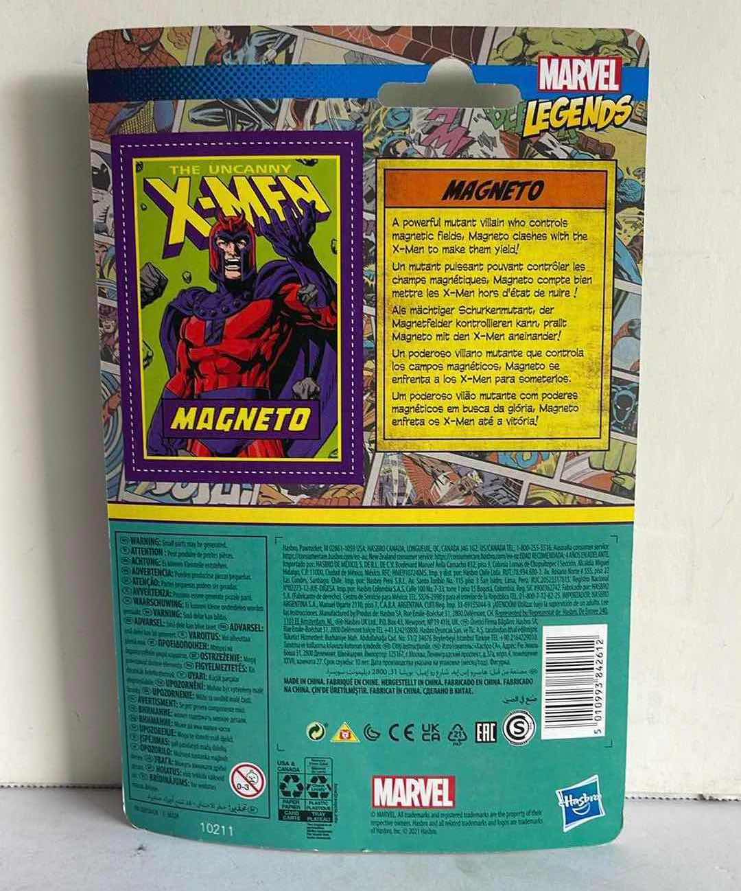 Photo 1 of NIB 2021 MARVEL LEGENDS X-MEN MAGNETO ACTION FIGURE MSRP $15