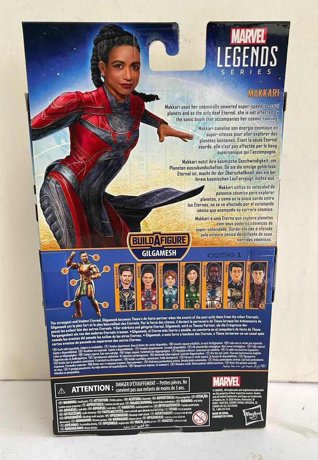 Photo 1 of NIB MARVEL LEGENDS SERIES ETERNALS MAKKARI MSRP $19.99
