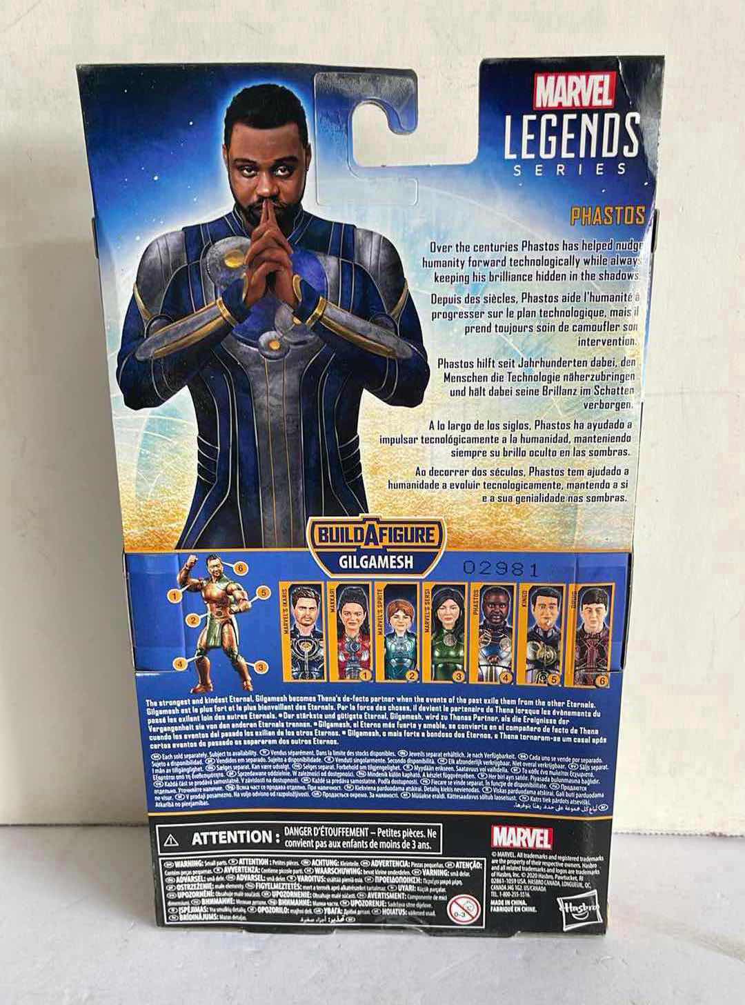 Photo 1 of NIB MARVEL LEGENDS SERIES ETERNALS PHASTOS MSRP $15.99