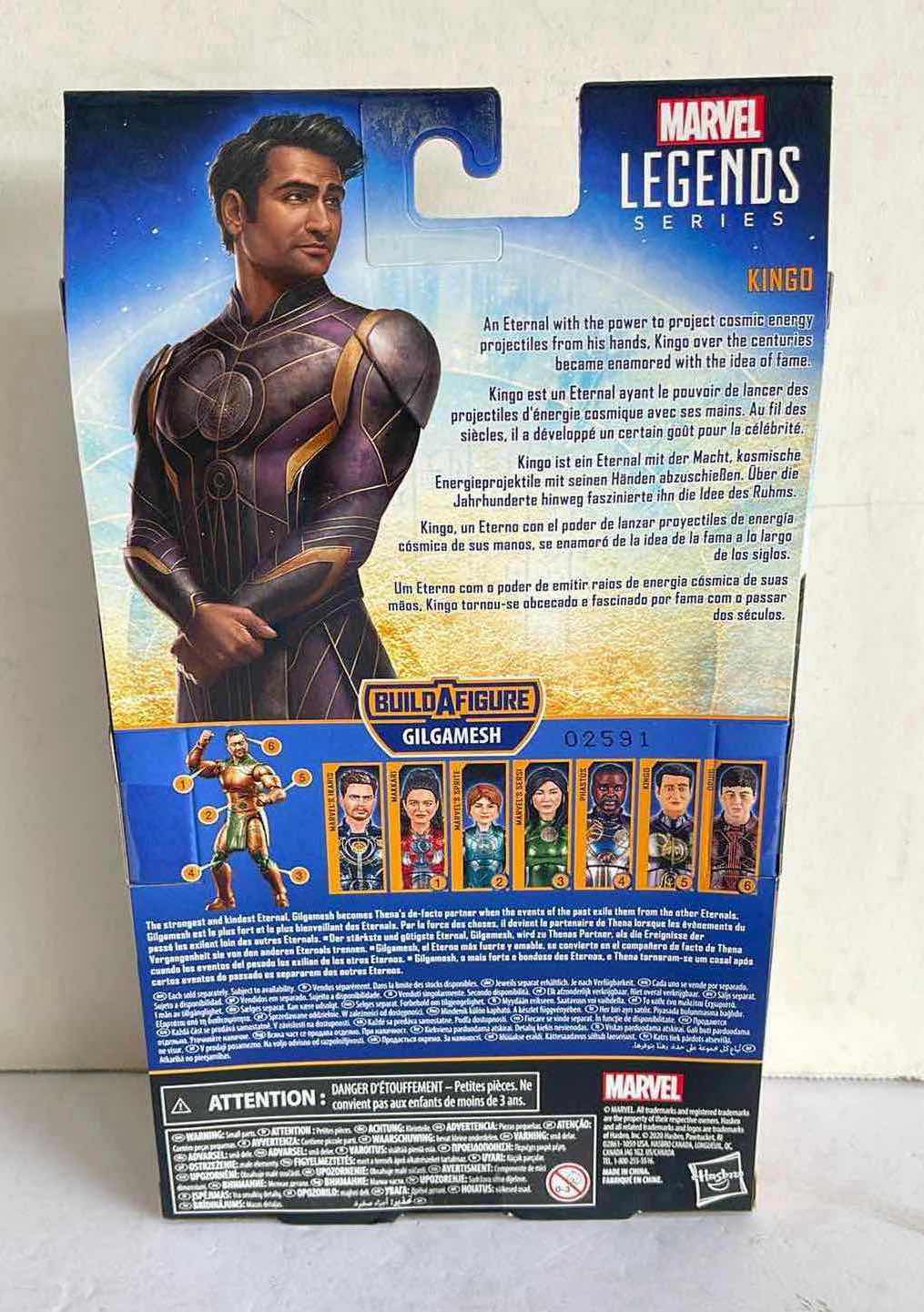 Photo 1 of NIB MARVEL LEGENDS SERIES ETERNALS KINGO MSRP $14.99