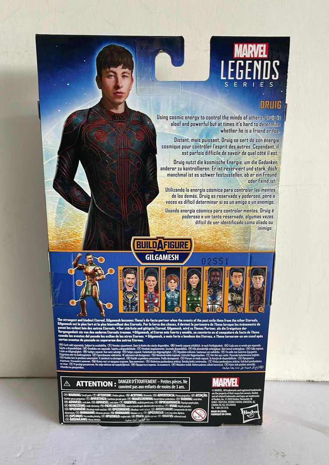 Photo 1 of NIB MARVEL LEGENDS SERIES ETERNALS DRUIG MSRP $15.99