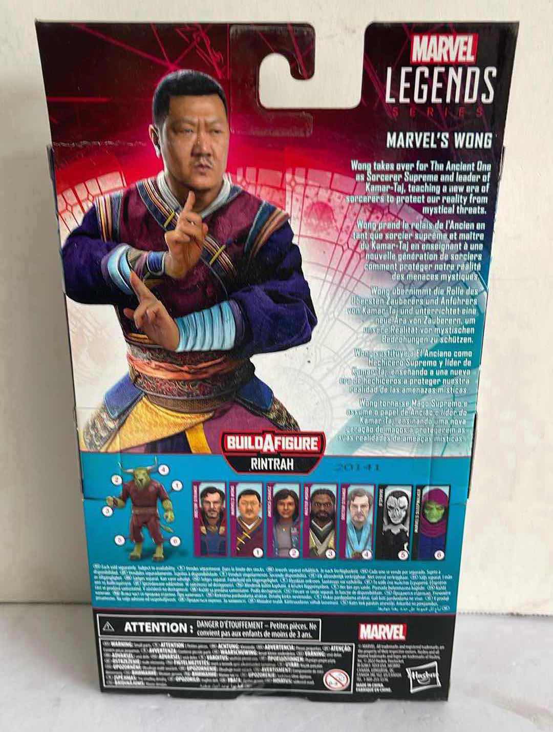 Photo 1 of NIB MARVEL LEGENDS SERIES DOCTOR STRANGE MULTIVERSE OF MADNESS MARVEL’S WONG MSRP $19.99