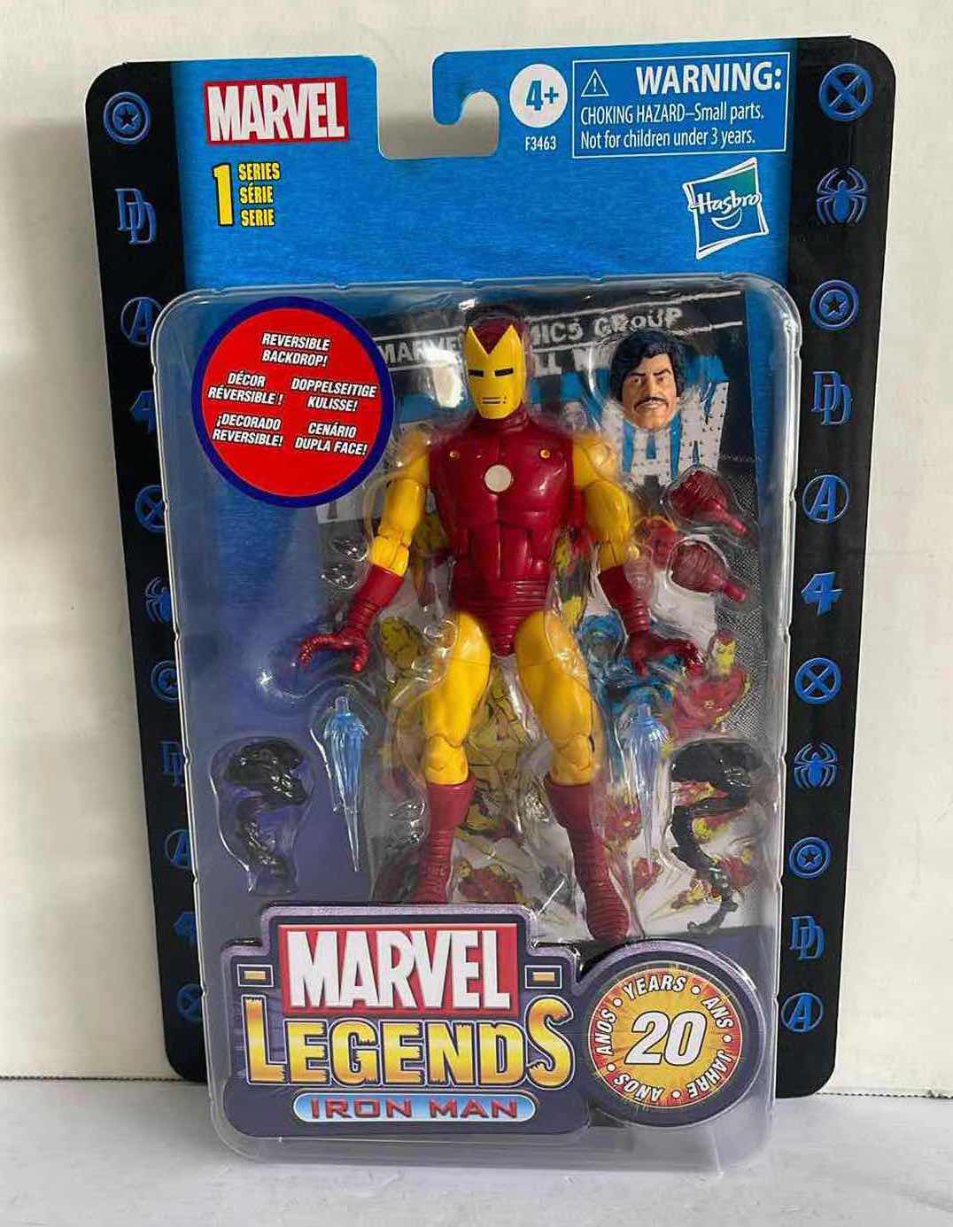 Photo 1 of NIB HASBRO MARVEL LEGENDS SERIES 1 IRON MAN MSRP $39.99