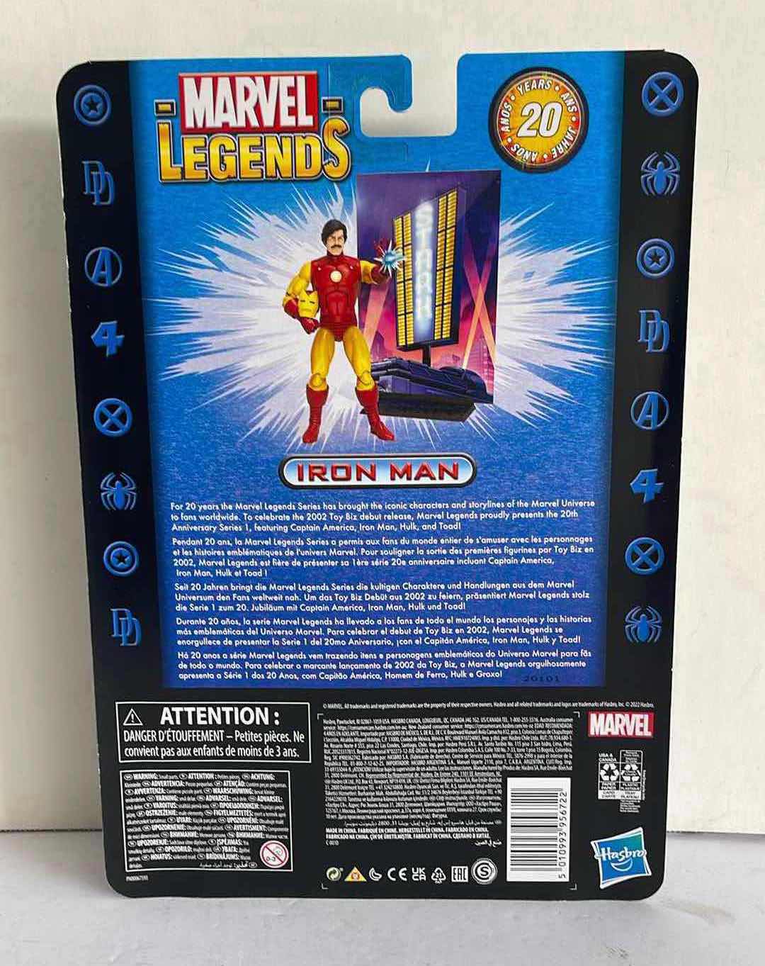 Photo 1 of NIB HASBRO MARVEL LEGENDS SERIES 1 IRON MAN MSRP $39.99
