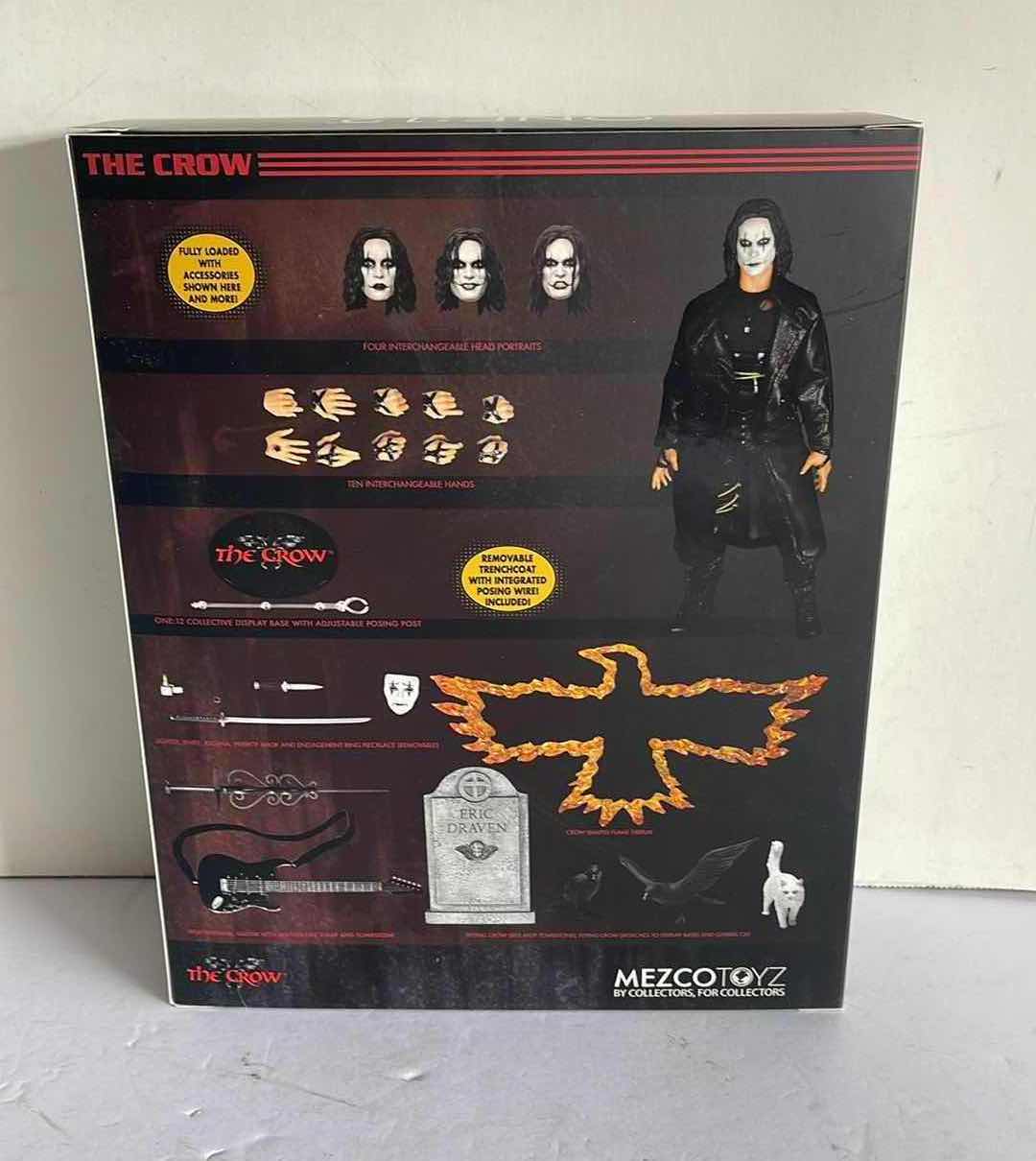 Photo 1 of NIB MEZCO THE CROW ONE:12 COLLECTIVE MSRP $89.99