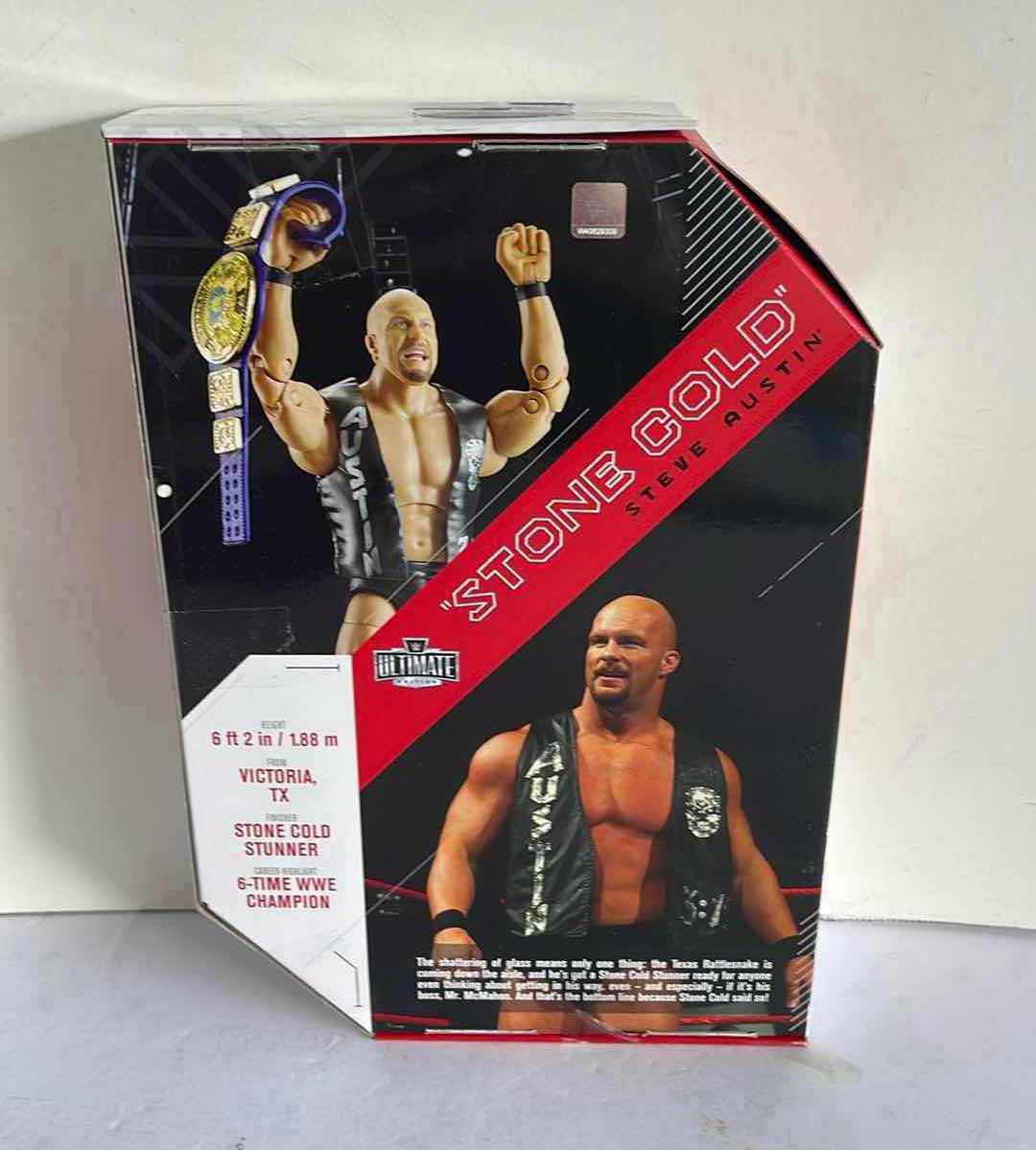Photo 1 of NIB MATTEL WWE ULTIMATE EDITION STONE COLD STEVE AUSTIN MSRP $44.99