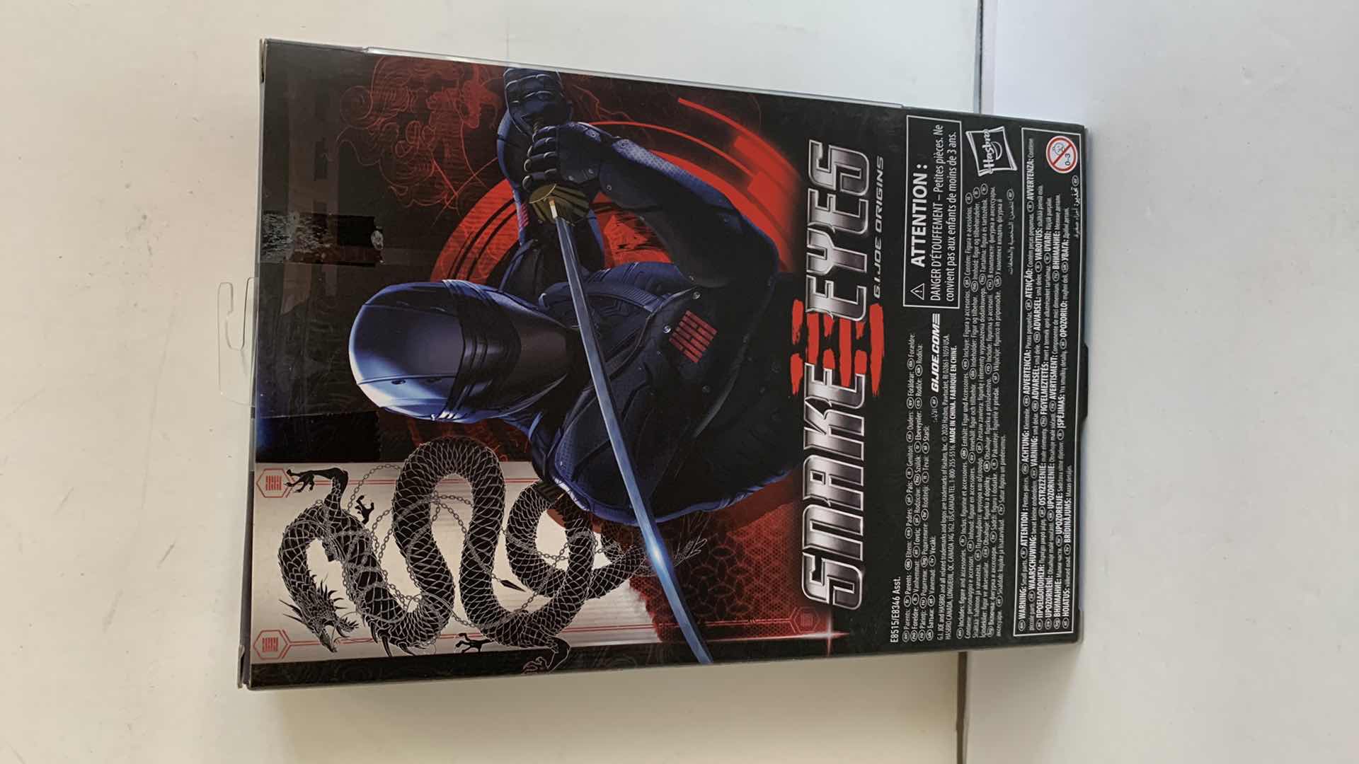 Photo 1 of G.I. JOE SNAKE EYES NIB $23