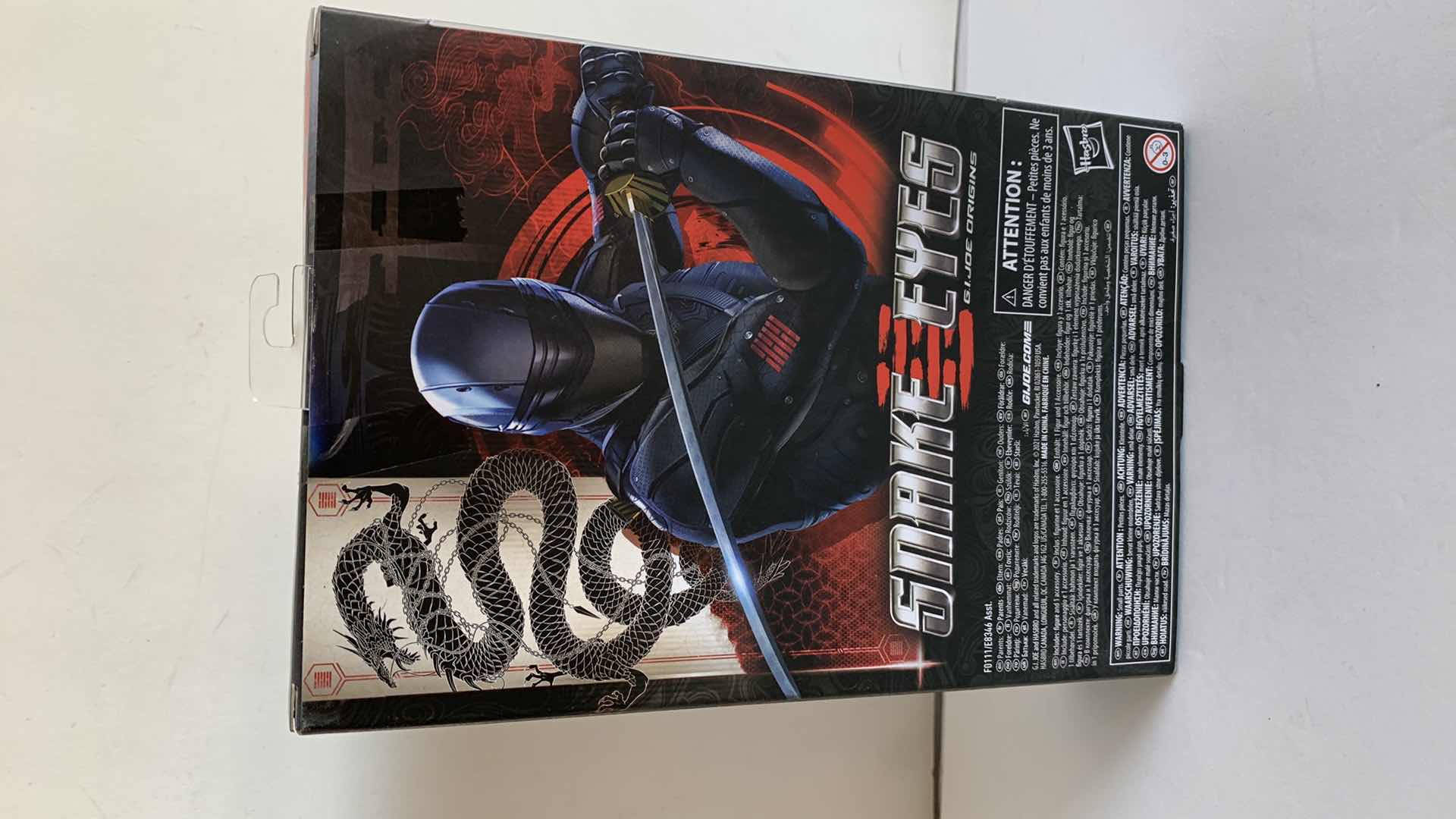 Photo 1 of G.I. JOE SNAKE EYES SCARLETT NIB