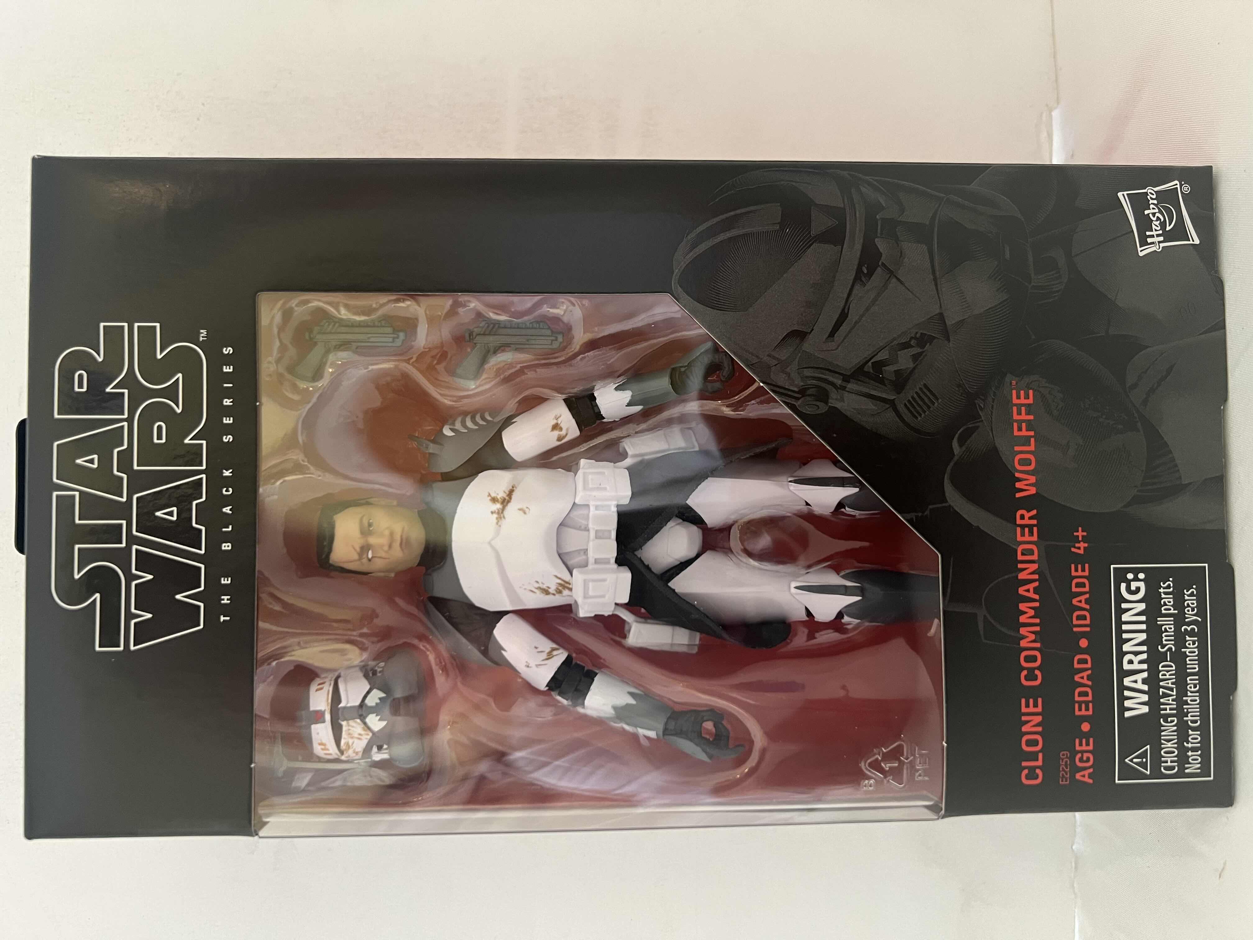 Photo 1 of NEW HASBRO BLACK SERIES 6” ACTION FIGURE & ACCESSORIES, “CLONE COMMANDER WOLFE” STAR WARS 