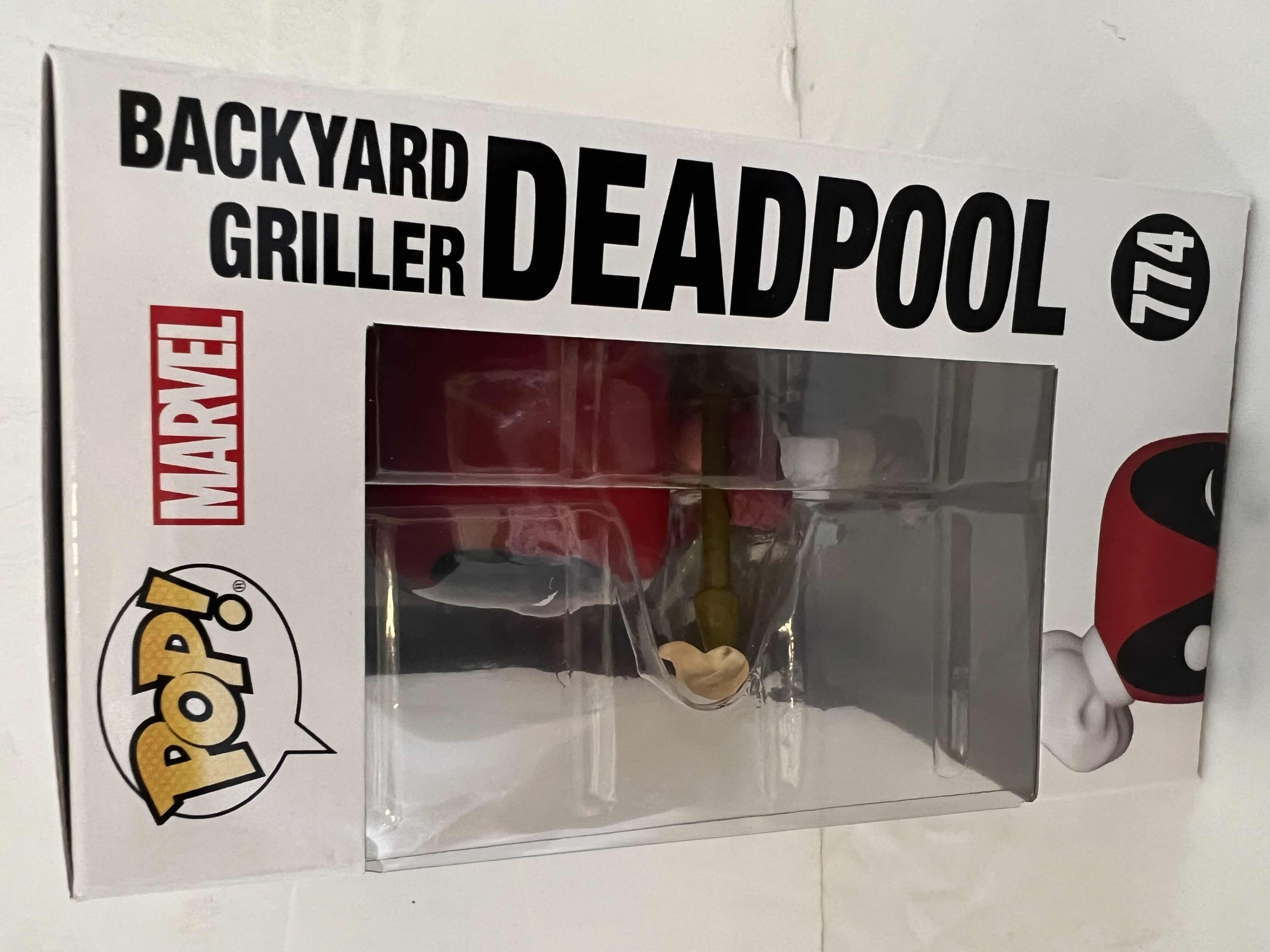 Photo 1 of NEW FUNKO POP! DEADPOOL #774 “BACKYARD GRILLER” BOBBLEHEAD FIGURE