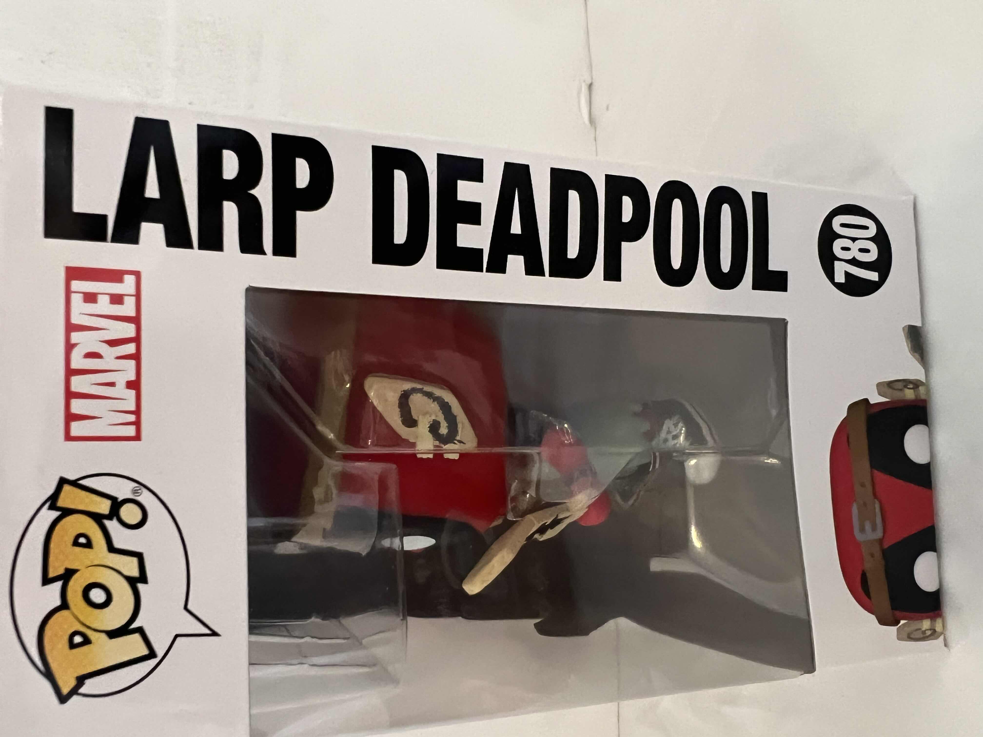 Photo 1 of NEW FUNKO POP! MARVEL DEADPOOL “LARP DEADPOOL” BOBBLE-HEAD FIGURE #780