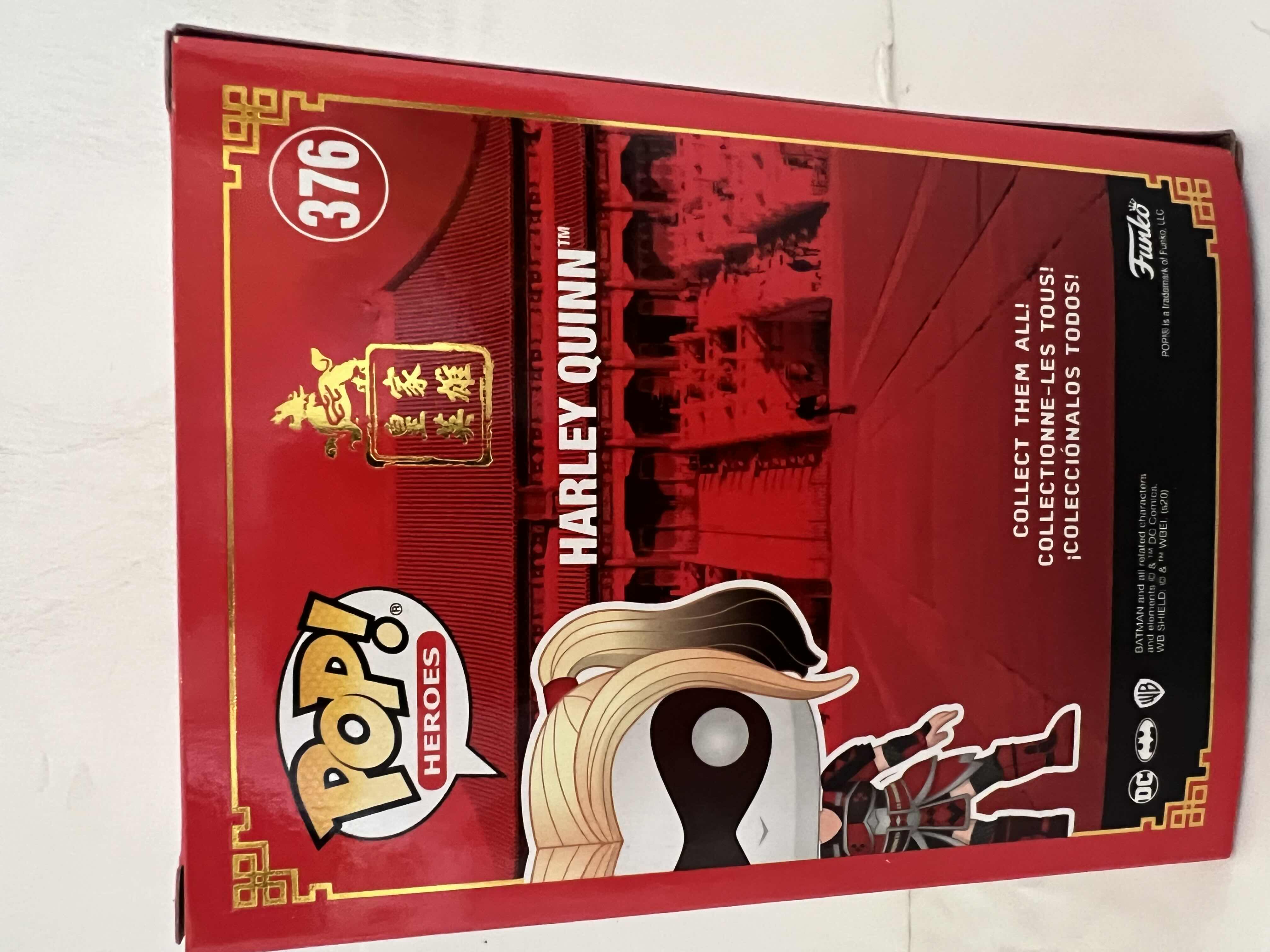 View 2 of NEW FUNKO POP! HEROES DC  #376 “HARLEY QUINN” VINYL FIGURE 