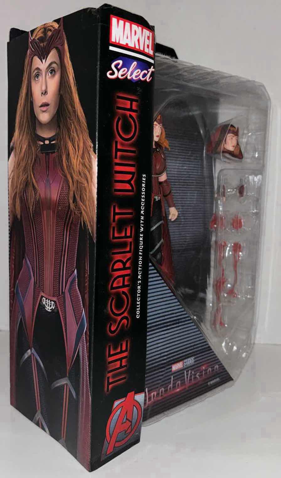 Photo 2 of NEW DIAMOND SELECT TOYS MARVEL SELECT WANDA VISION COLLECTOR’S ACTION FIGURE & ACCESSORIES, “THE SCARLET WITCH”