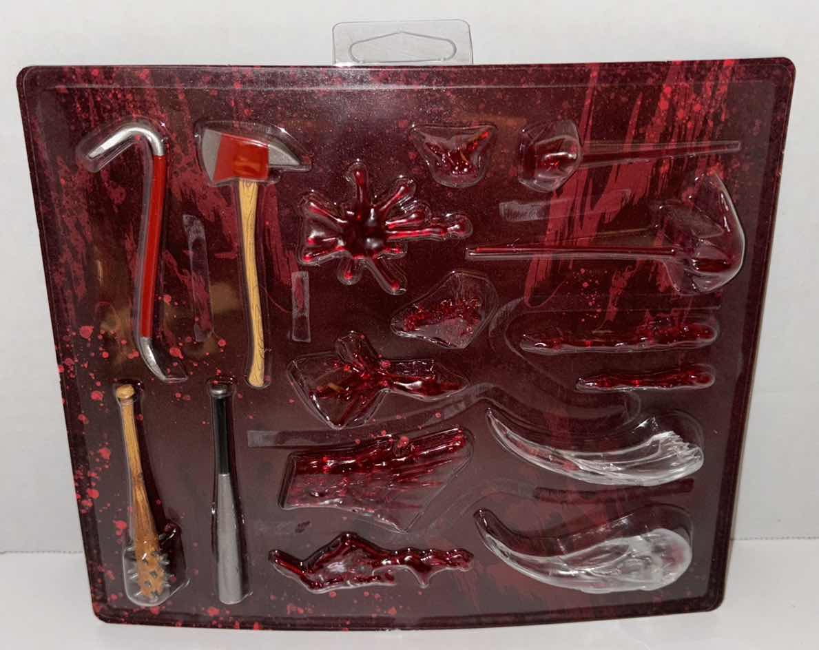 Photo 1 of NEW 2-PACK HAPPYCAT INDUSTRIES SUPER ACTION STUFF FIREPOWER & BAG OF VIOLENCE ACTION FIGURE ACCESSORY SETS