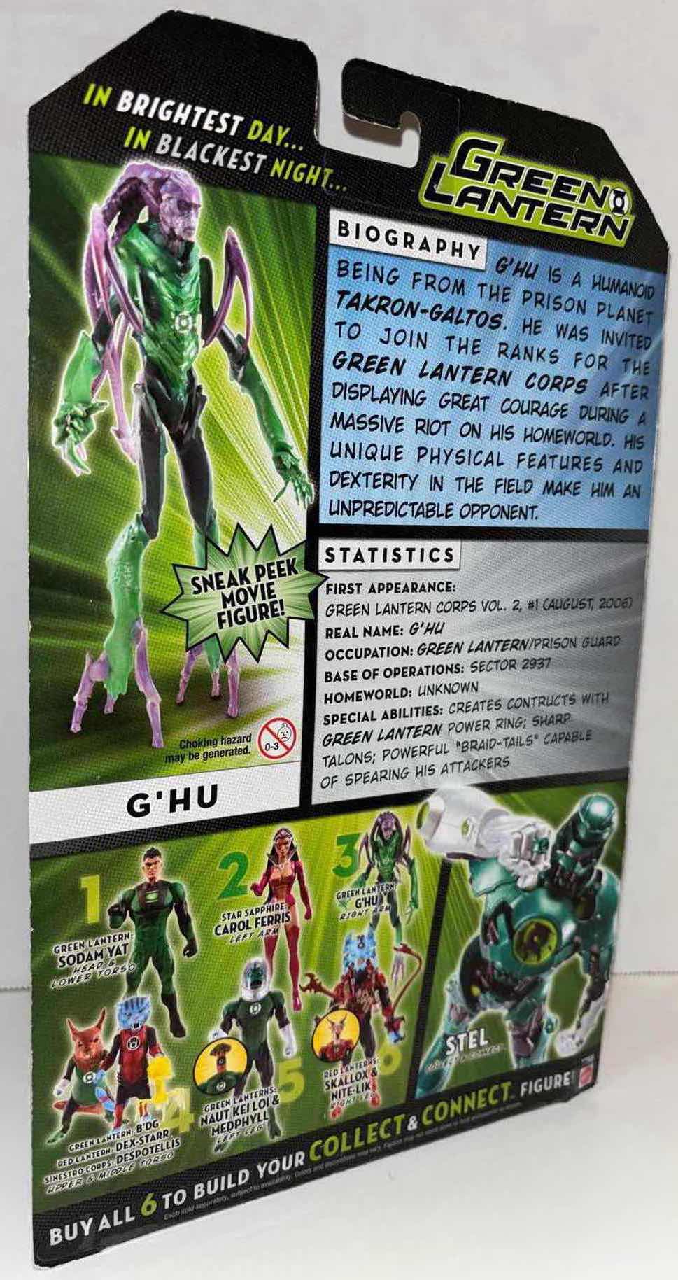 Photo 1 of NEW 2010 MATTEL DC UNIVERSE CLASSICS ACTION FIGURE, GREEN LANTERN: “G’HU” (WAVE 2 FIGURE 3)