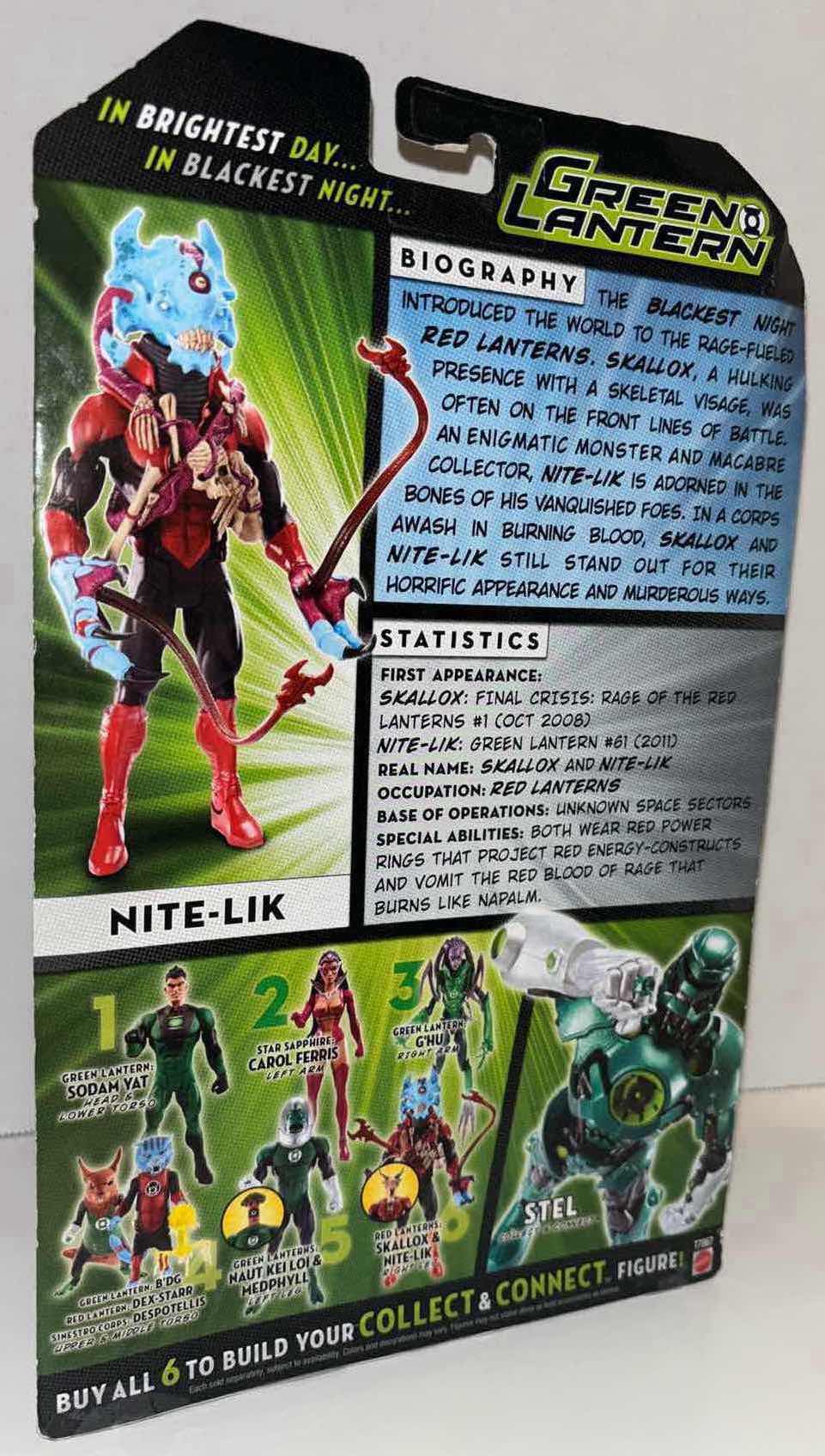 Photo 1 of NEW 2010 MATTEL DC UNIVERSE CLASSICS ACTION FIGURE, RED LANTERN: “NITE-LIK” (WAVE 2 FIGURE 6)