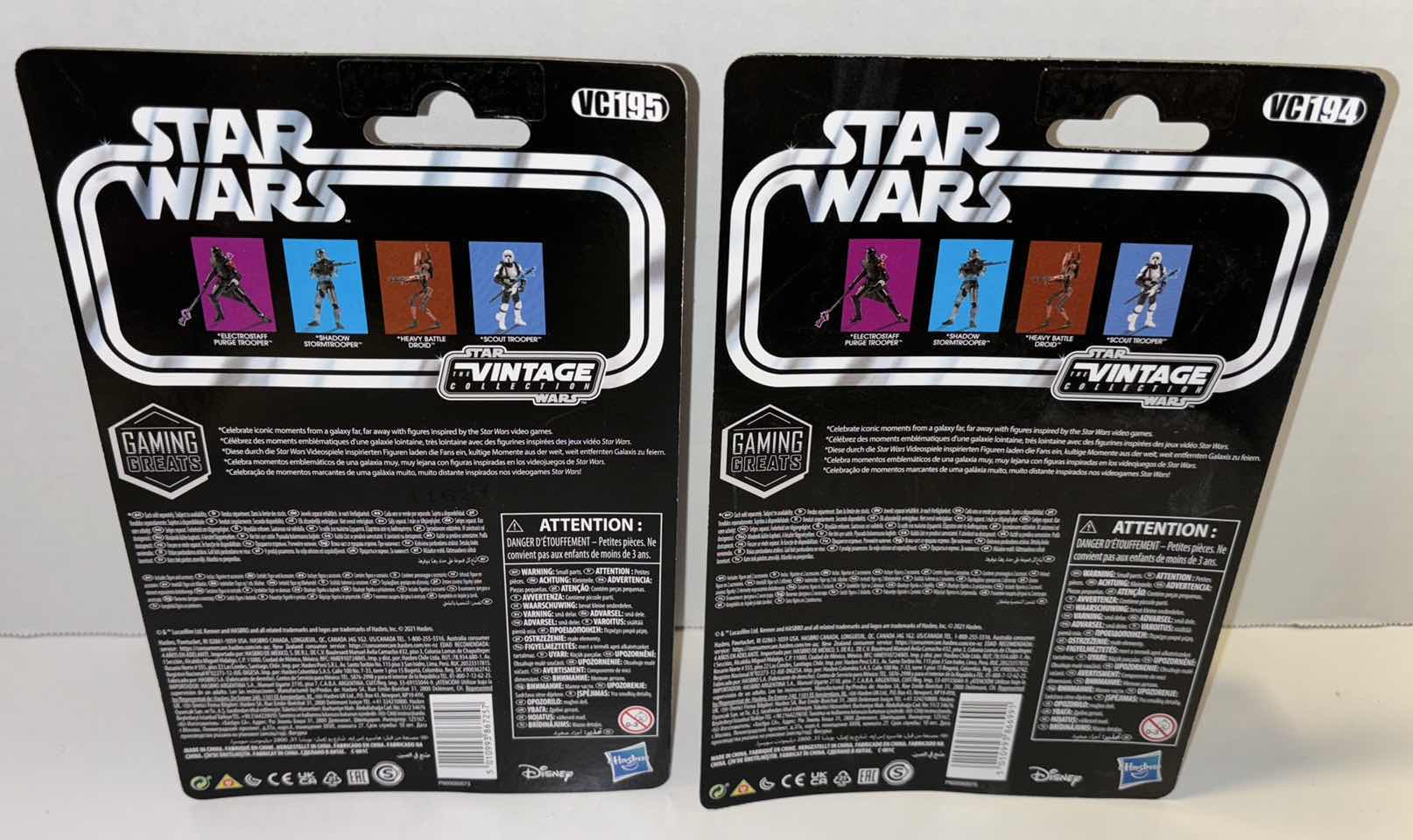 Photo 1 of NEW 2-PACK HASBRO KENNER STARS WARS THE VINTAGE COLLECTION “ELECTROSTAFF PURGE TROOPER & SHADOW STORMTROOPER”