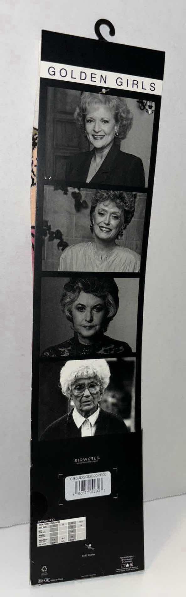 Photo 1 of NEW BIOWORLD THE ANIMIGOS COLLECTION “THE GOLDEN GIRLS ROSE 360” CREW SOCKS (MENS SIZE 8-12)