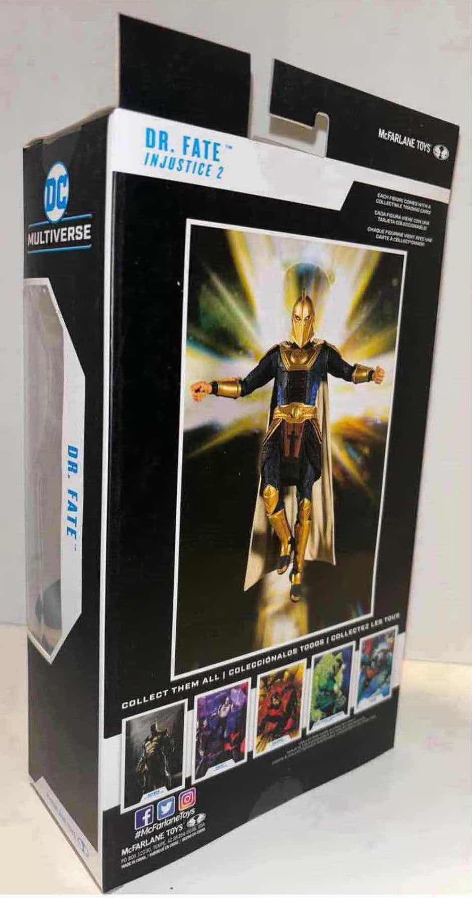 Photo 1 of NEW 2-PACK MCFARLANE TOYS PLATINUM EDITION DC MULTIVERSE ACTION FIGURE & ACCESSORIES, INJUSTICE 2: “DR. FATE” & “THE FLASH HOT PURSUIT”