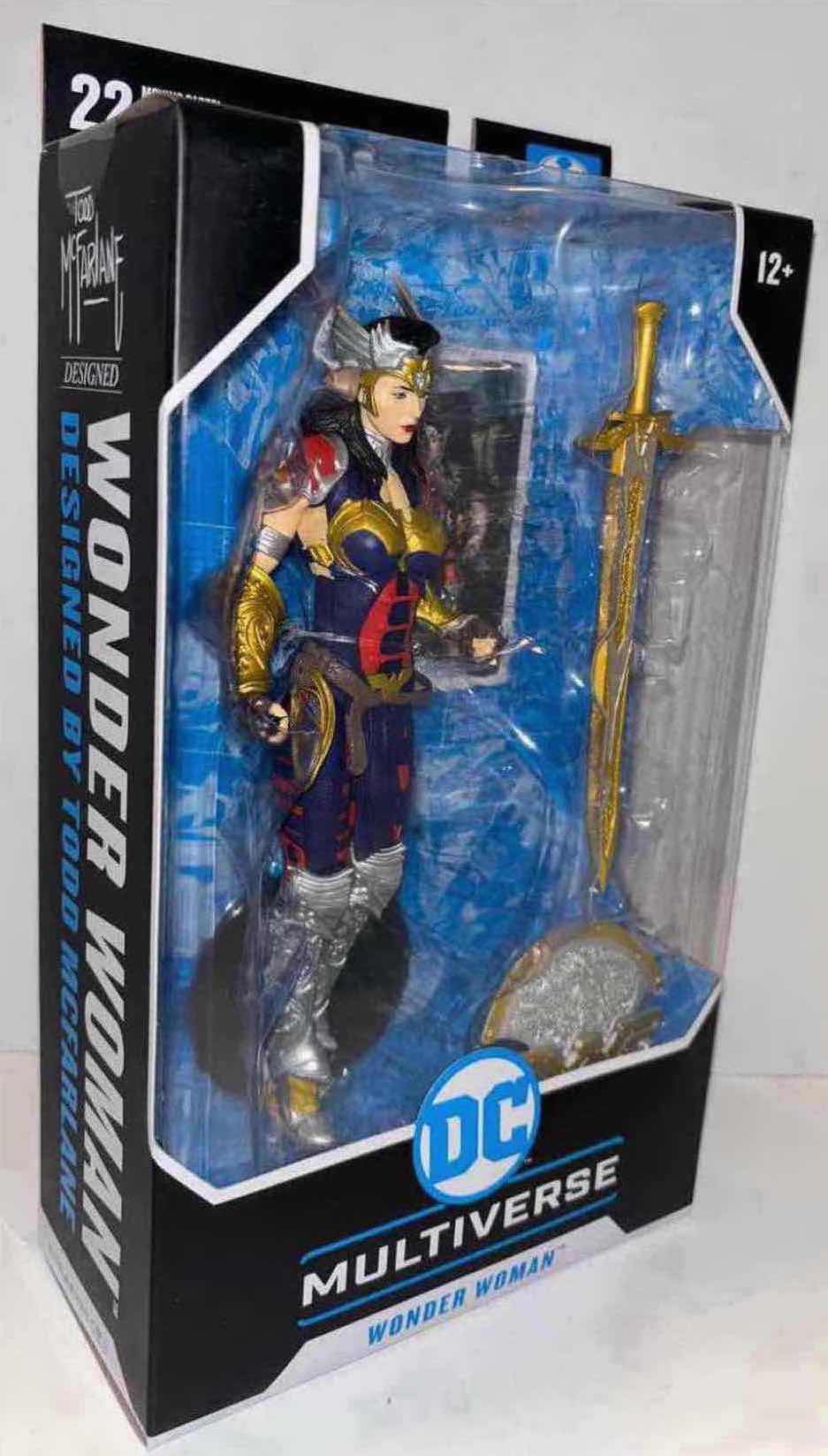 Photo 1 of NEW 2-PACK MCFARLANE TOYS DC MULTIVERSE ACTION FIGURE & ACCESSORIES, DC REBIRTH: “BATMAN” & DESIGNED BY TODD MCFARLANE “WONDER WOMAN”