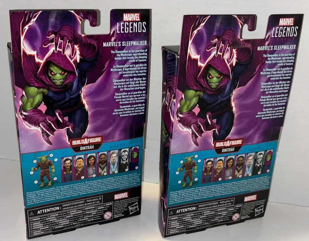 Photo 1 of NEW 2-PACK HASBRO LEGENDS SERIES MARVEL ACTION FIGURE, "MARVEL'S SLEEPWALKER"