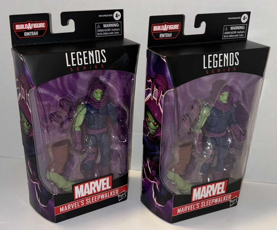 Photo 1 of NEW 2-PACK HASBRO LEGENDS SERIES MARVEL ACTION FIGURE, "MARVEL'S SLEEPWALKER"
