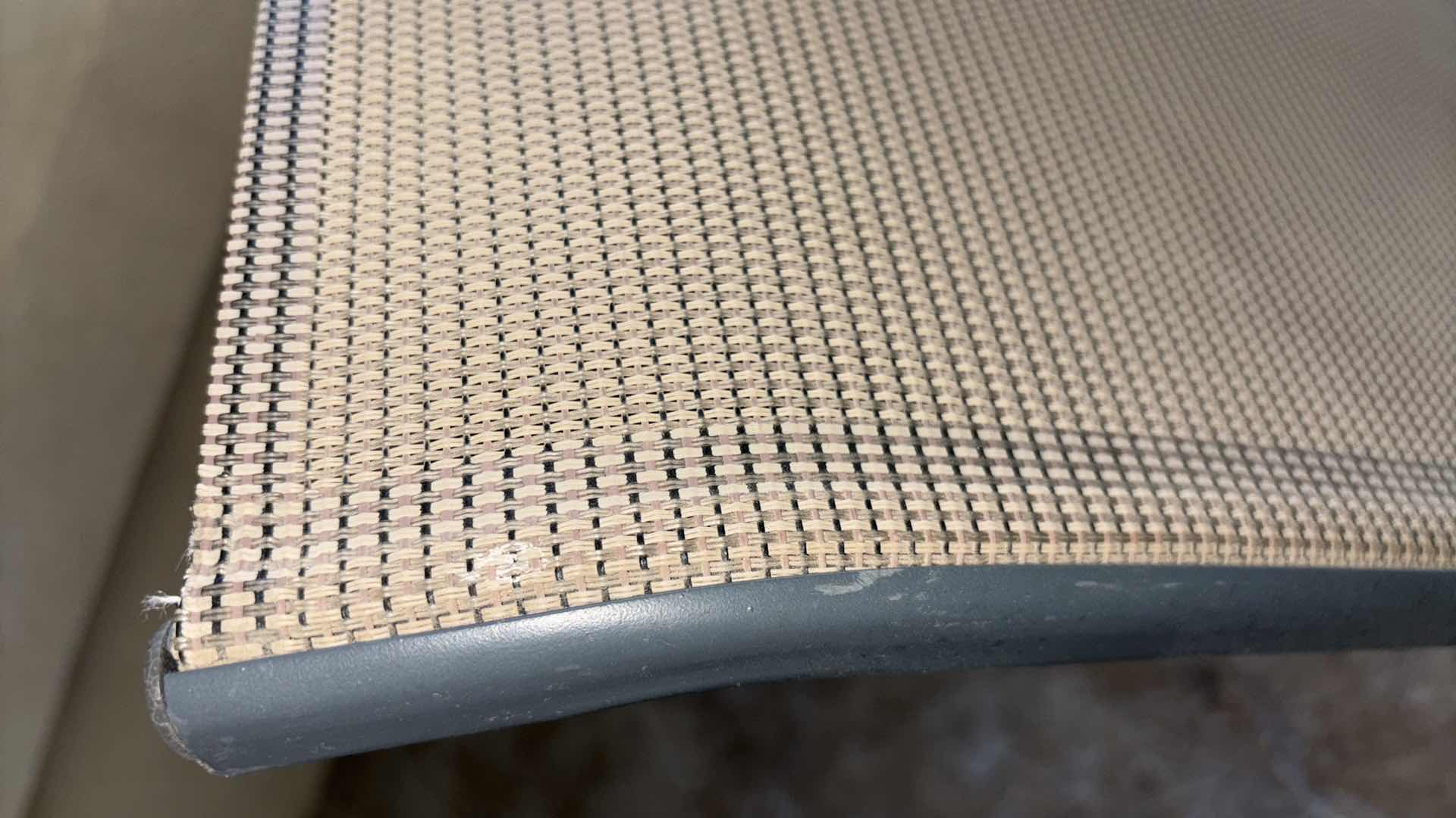 Photo 6 of STACKABLE STEEL SLING OUTDOOR PATIO DINING CHAIR SET OF 6, TAUPE