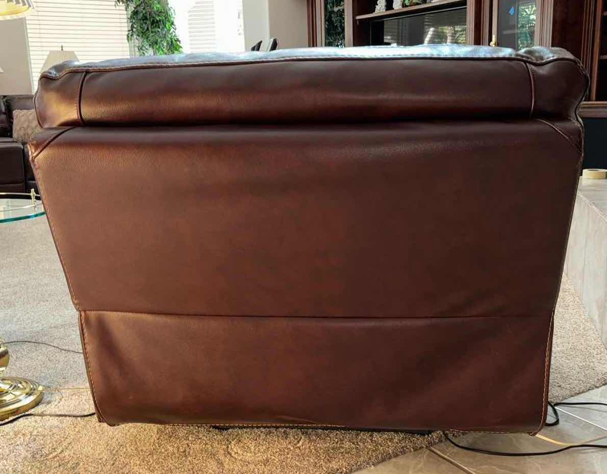 Photo 1 of SIGNATURE DESIGN BY ASHLEY- EXHILARATIONS: ZERO WALL POWER WIDE RECLINER IN CHOCOLATE 47” X 43” H38” (ITEM 4240182)