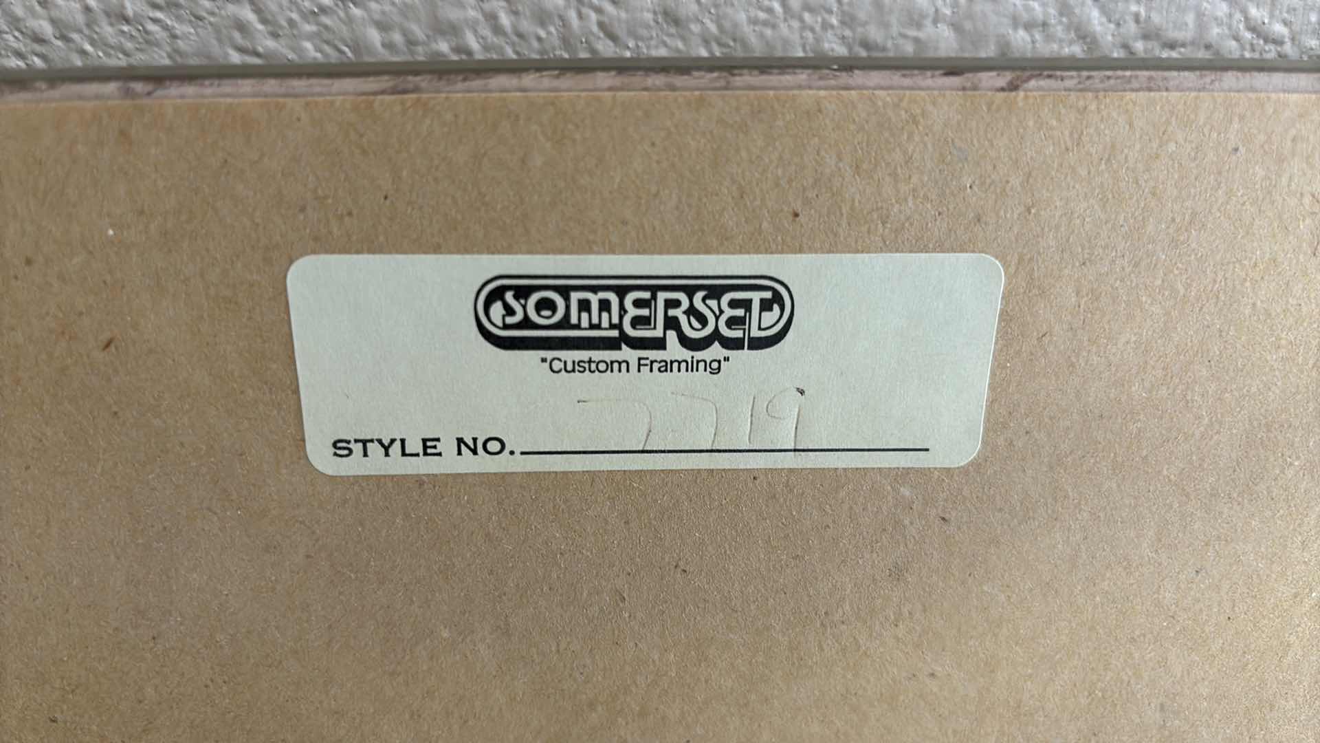 Photo 1 of MID CENTURY FRAMED ART W SOMERSET CUSTOM FRAMING 31” x 37”