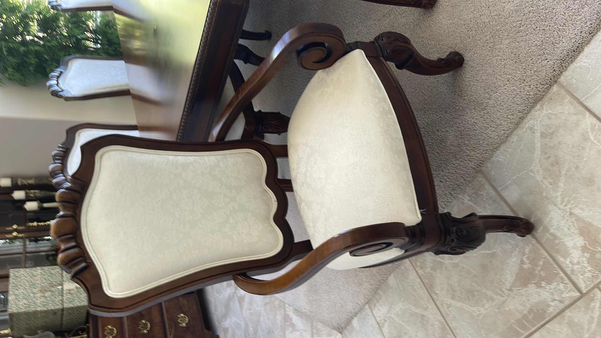 Photo 4 of 9’ THOMASVILLE RIVER ROADS FRENCH COUNTRY DINING ROOM TABLE W 8 CHAIRS