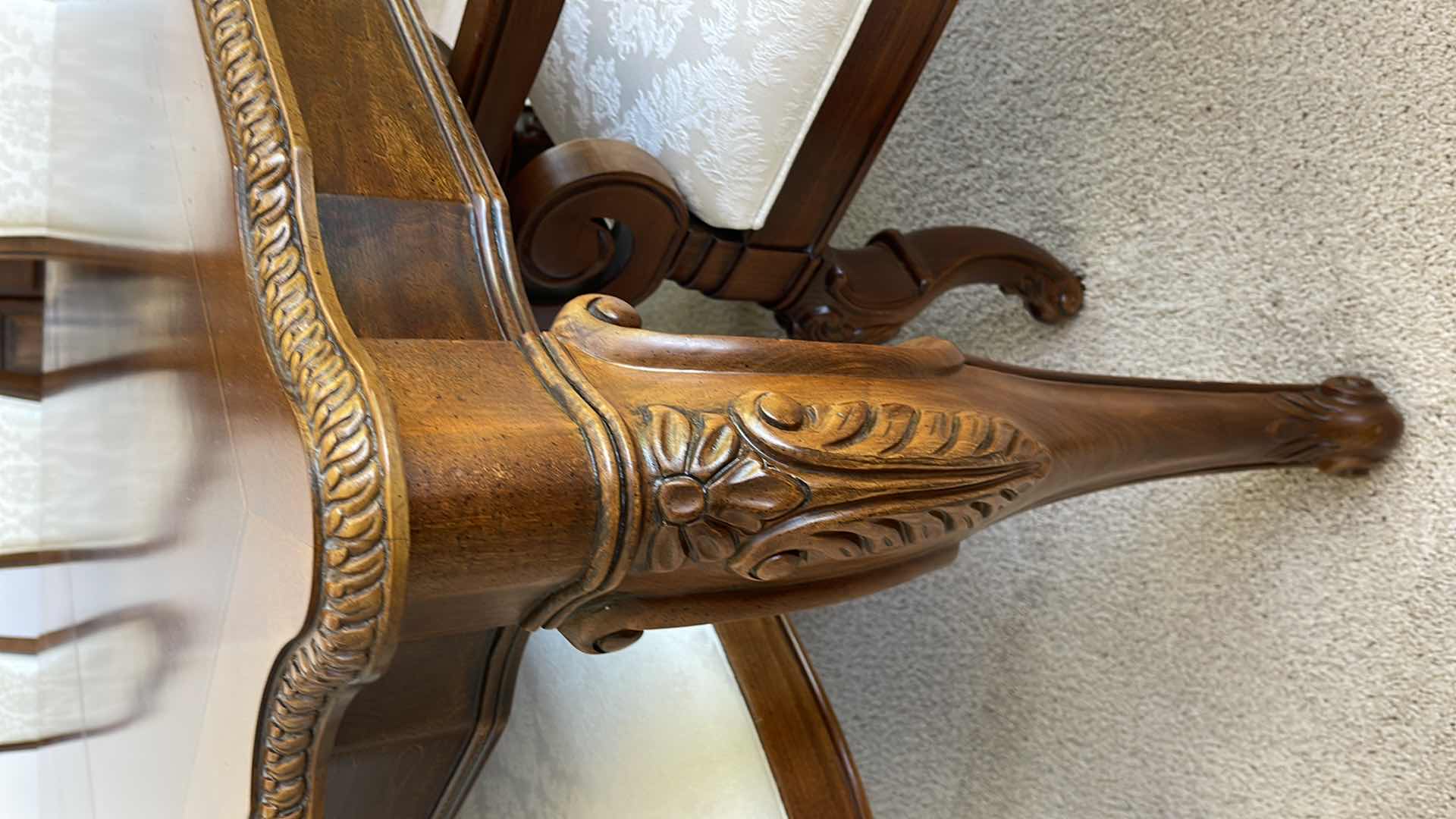 Photo 1 of 9’ THOMASVILLE RIVER ROADS FRENCH COUNTRY DINING ROOM TABLE W 8 CHAIRS