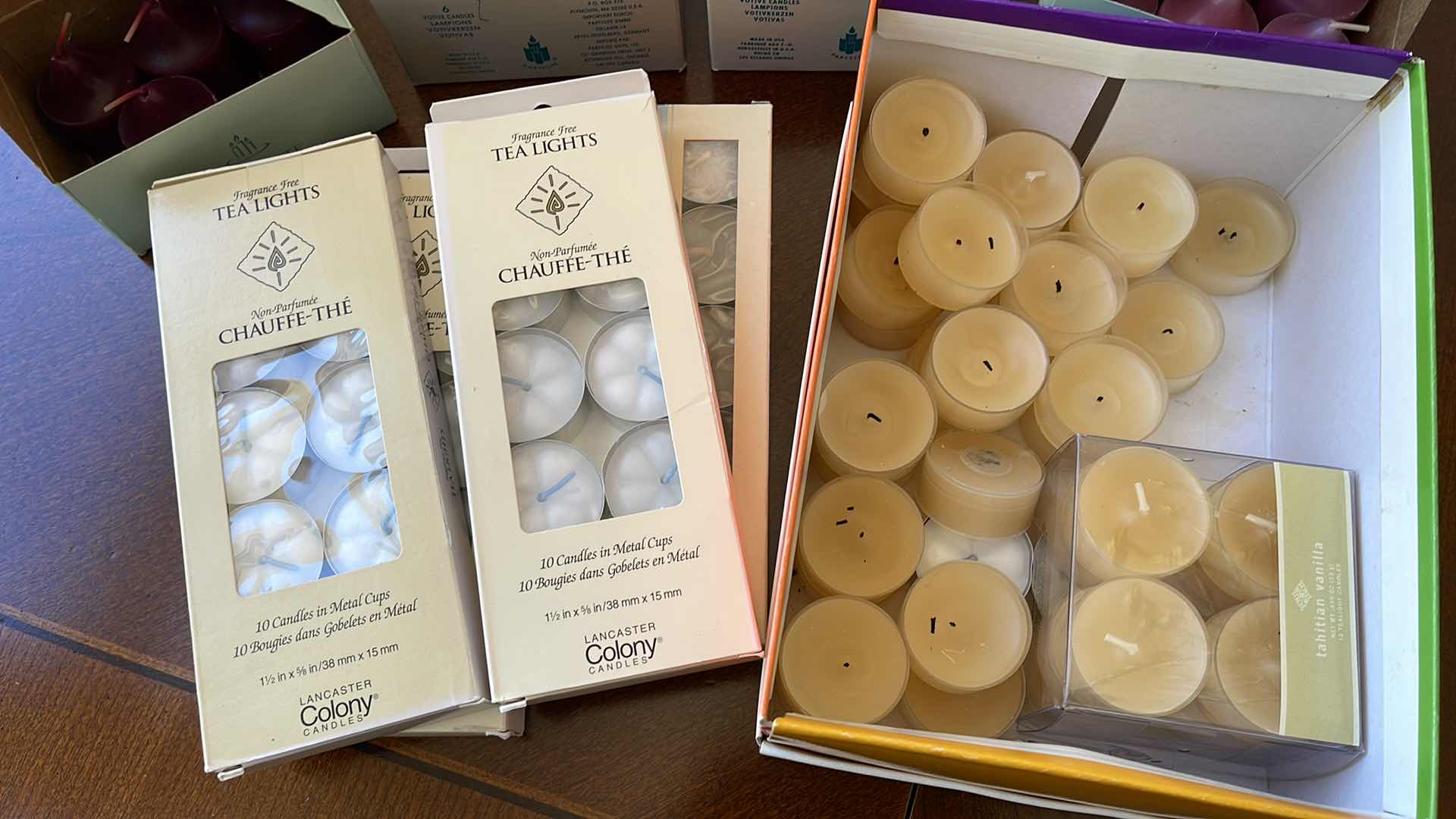 Photo 1 of ASSORTMENT OF CANDLES