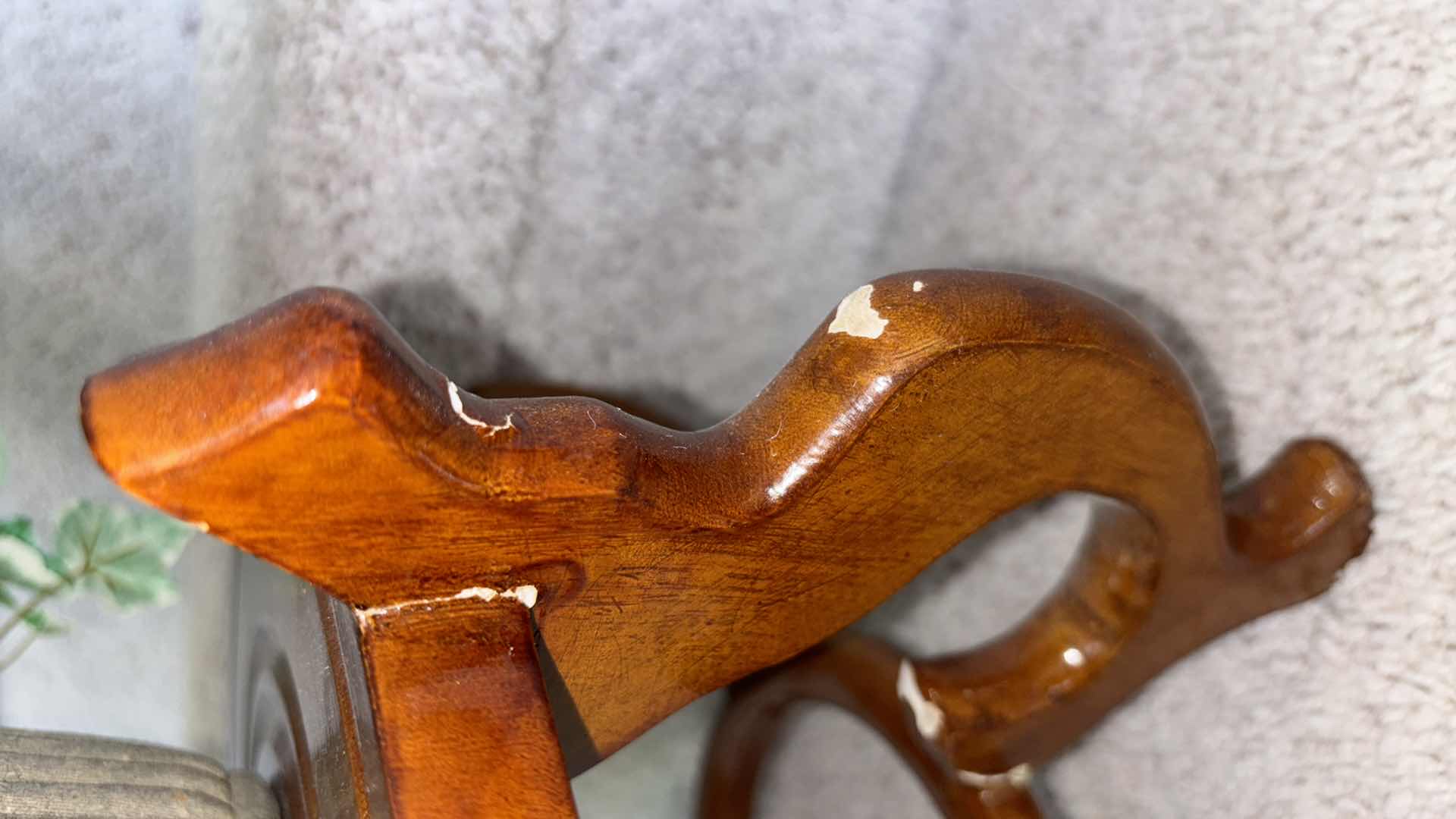 Photo 6 of FAUX HYDRANGEA FLORAL ARRANGEMENT IN BIODEGRADABLE PLANTER WITH WOOD STAND