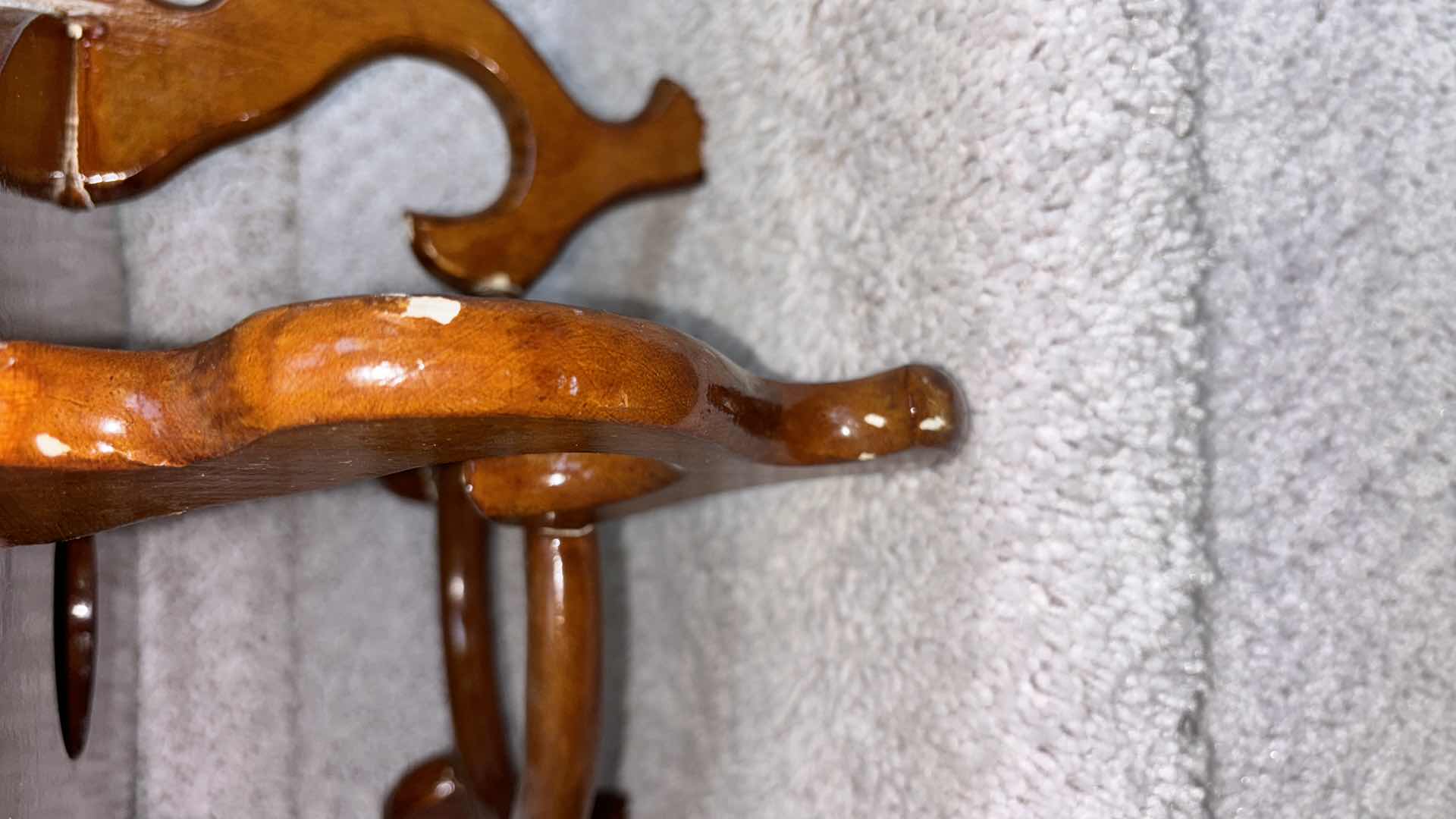 Photo 7 of FAUX HYDRANGEA FLORAL ARRANGEMENT IN BIODEGRADABLE PLANTER WITH WOOD STAND