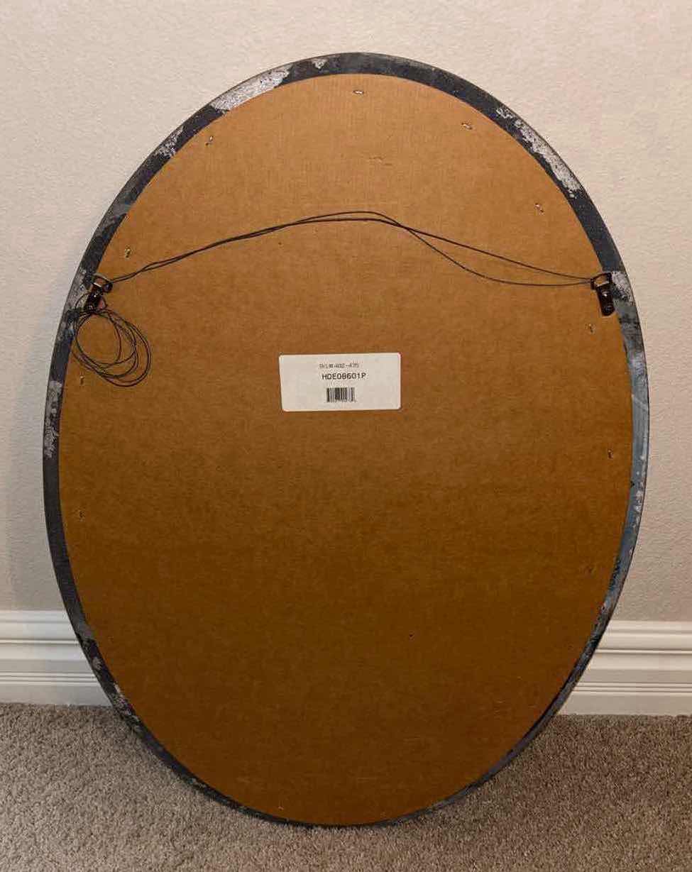 Photo 1 of OVAL HANGING MIRROR 21.25” X 31.25”
