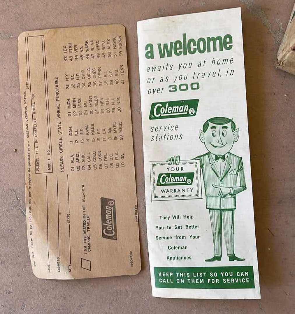 Photo 1 of NEW VINTAGE COLEMAN CATALYTIC HEATER 5000-8000 BTU GREEN (MODEL 515-700)