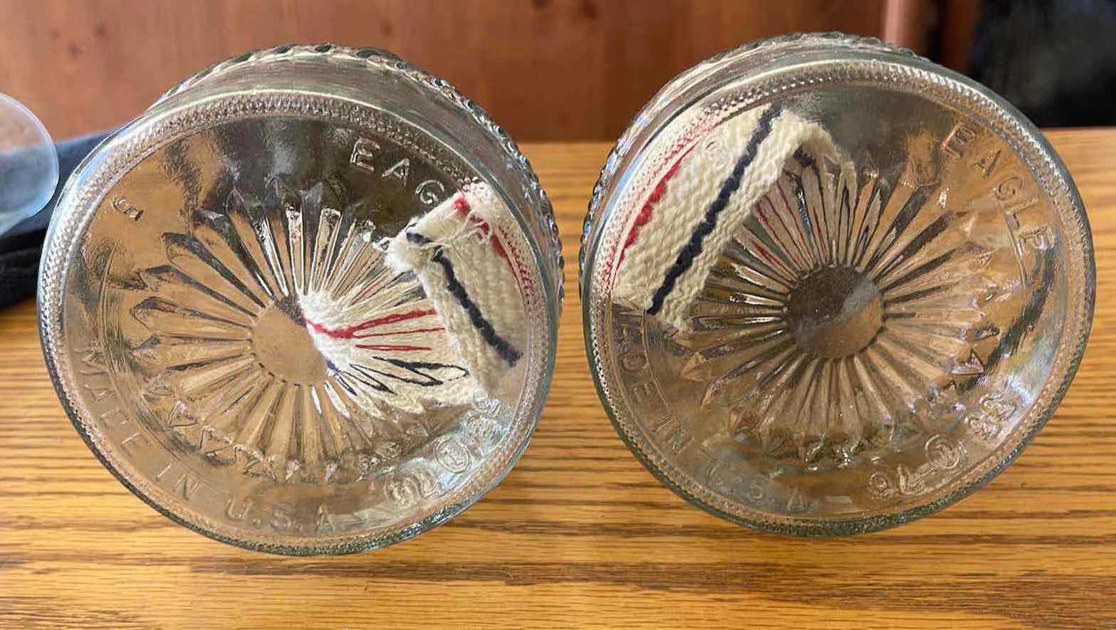 Photo 1 of ANTIQUE EAGLE OIL LAMPS (2)