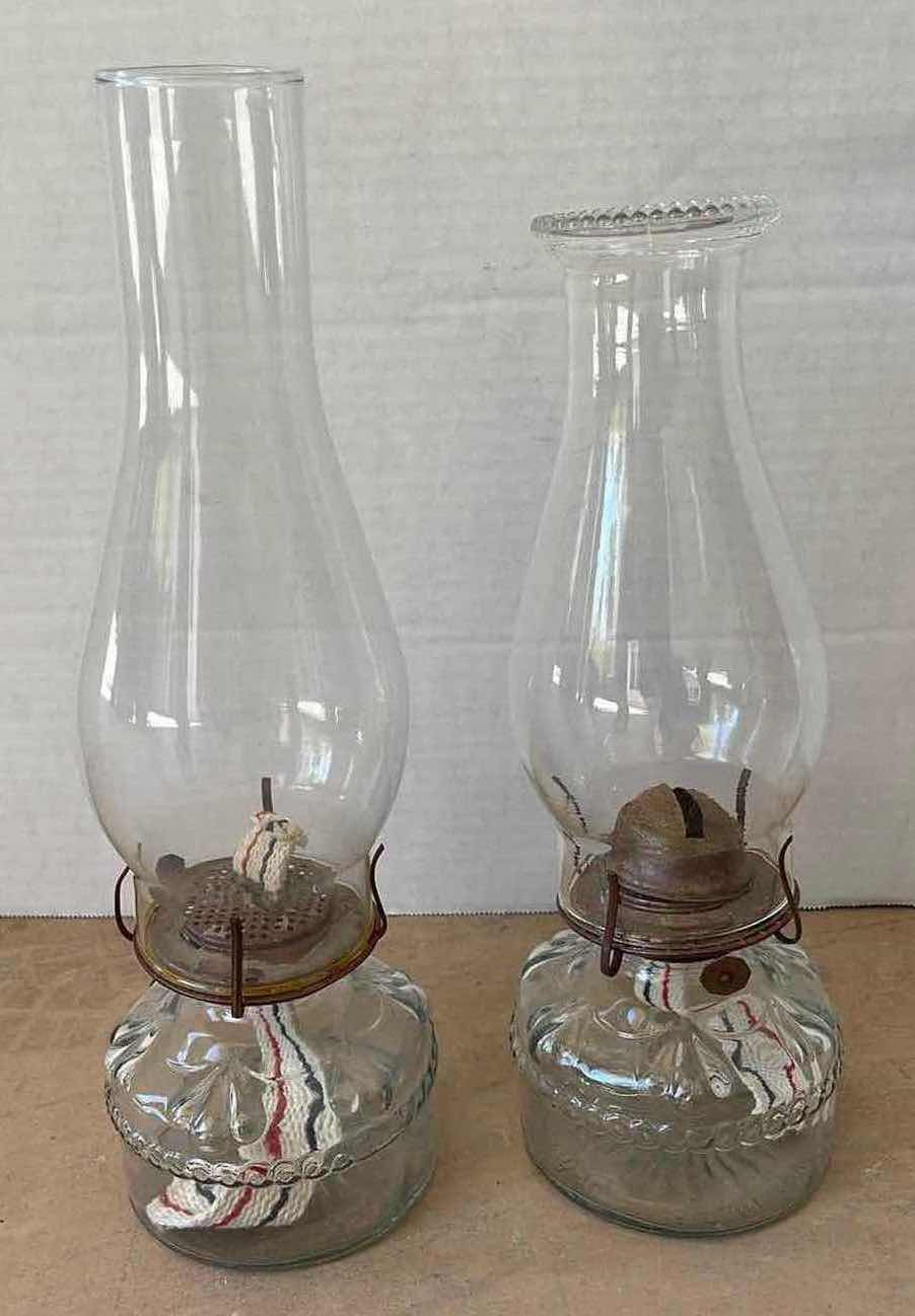 Photo 1 of ANTIQUE EAGLE OIL LAMPS (2)